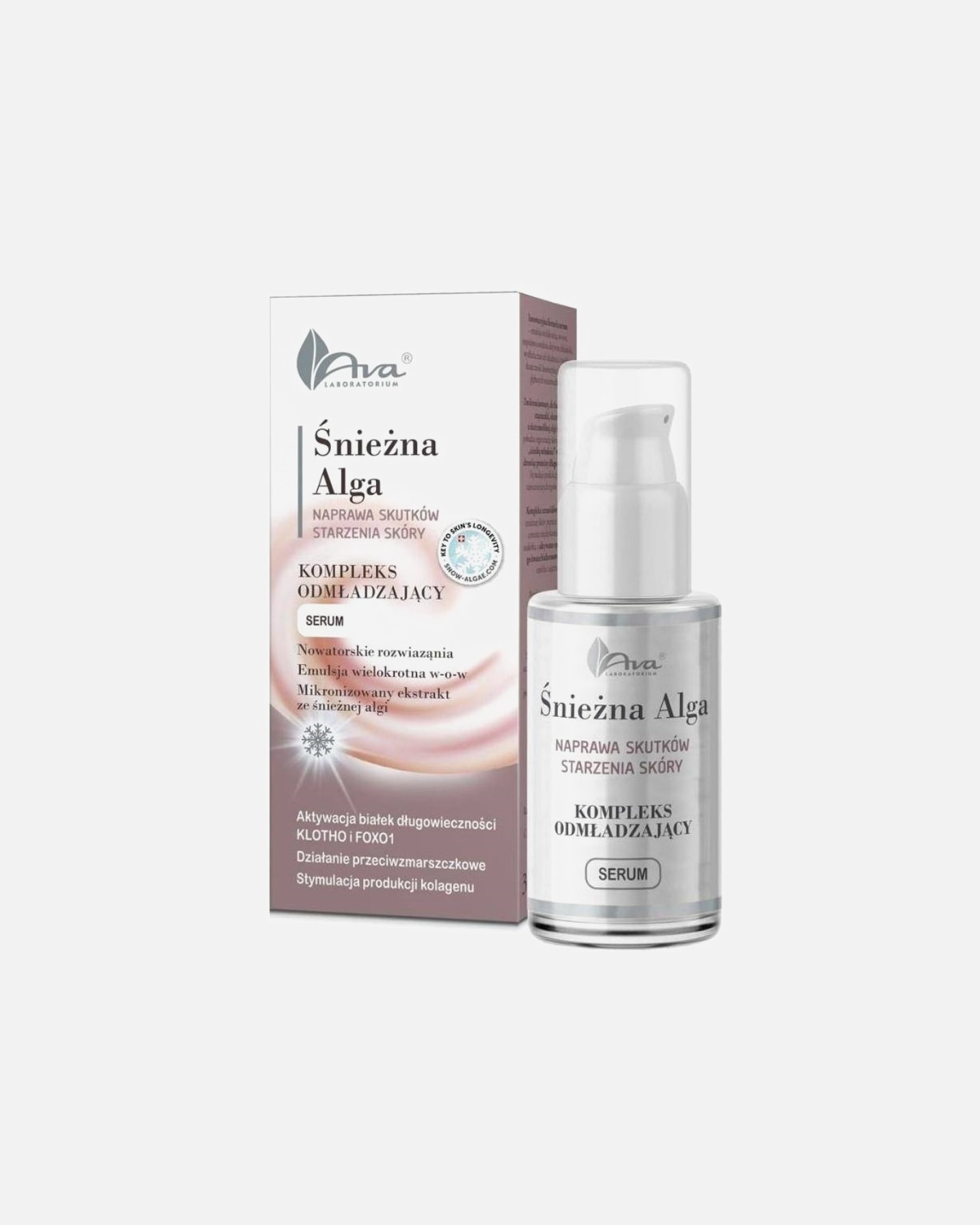 Emulsja do twarzy dla Kobieta Ava laboratorium Śnieżna Alga 30 ml