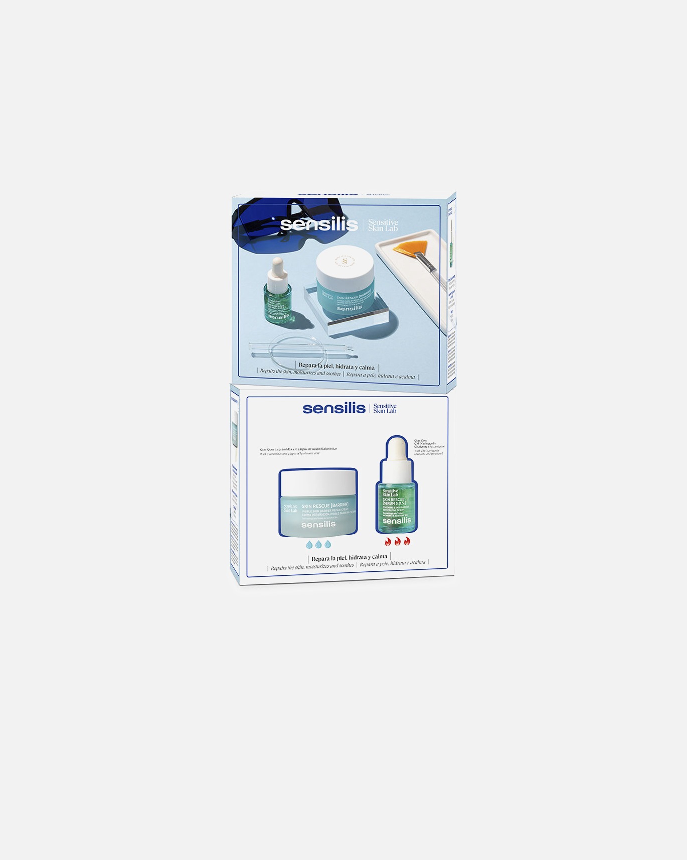 Zestaw do pielęgnacji twarzy dla Unisex SENSILIS Default Brand Line SKIN RESCUE BARRIER CREAM CASE 1 sztuka