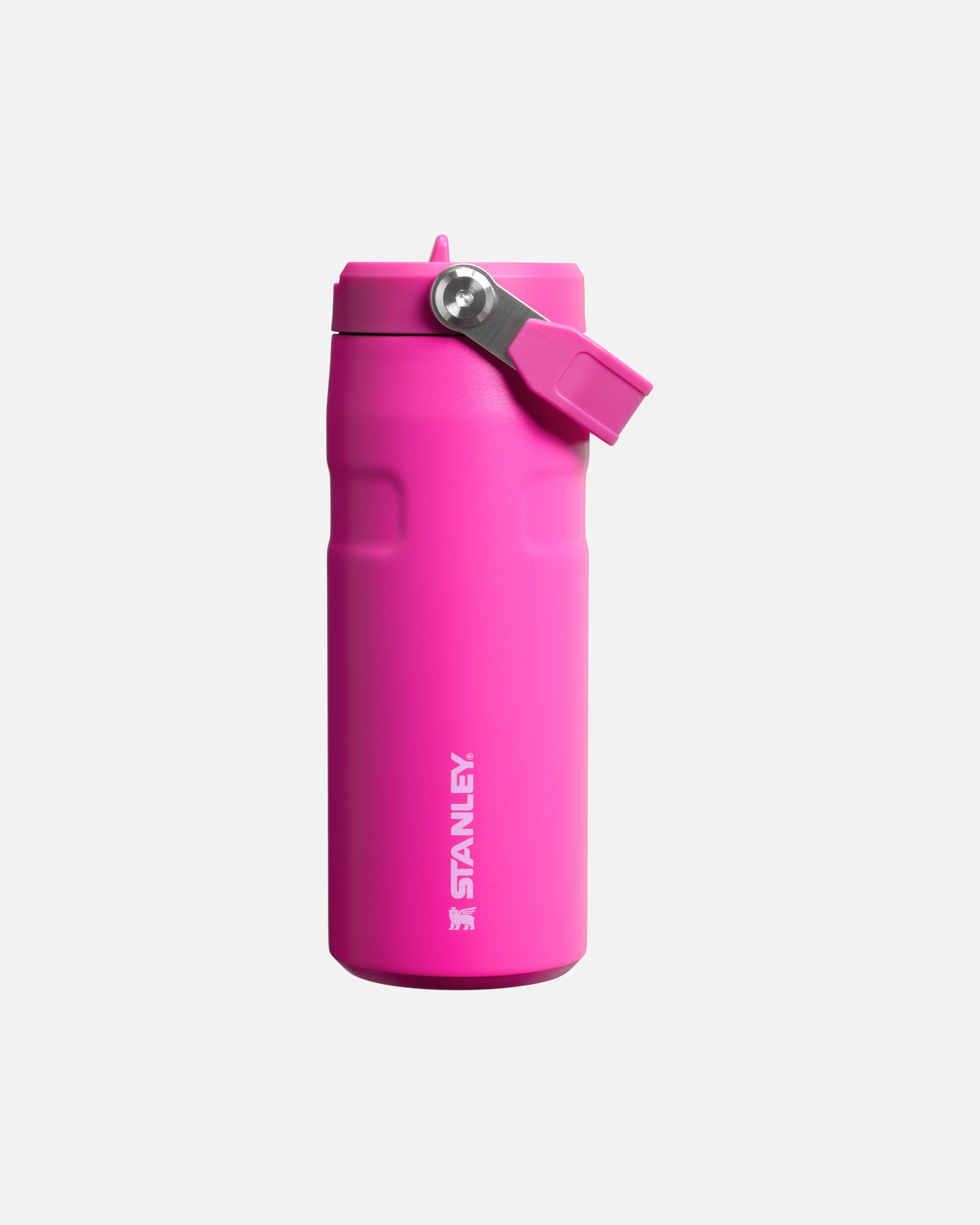 Bidon dla Unisex Stanley 1913 Kubek ze słomką - 0,47L - ICEFLOW™ BOTTLE FLIPSTRAW 2.0 Violet Blossom