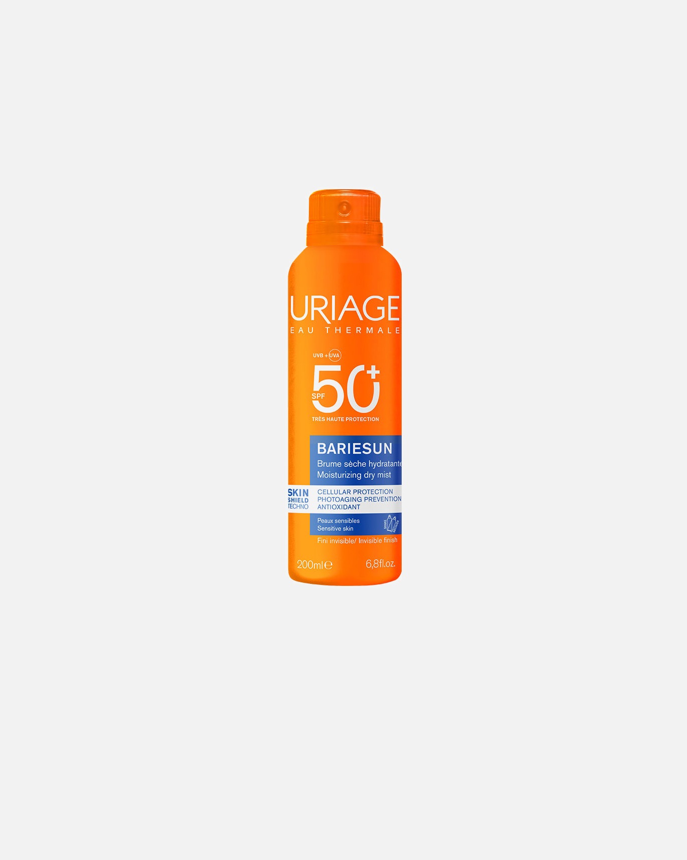 Krem do opalania dla Unisex Uriage BARIÉSUN sucha mgiełka SPF50+ 200 ml