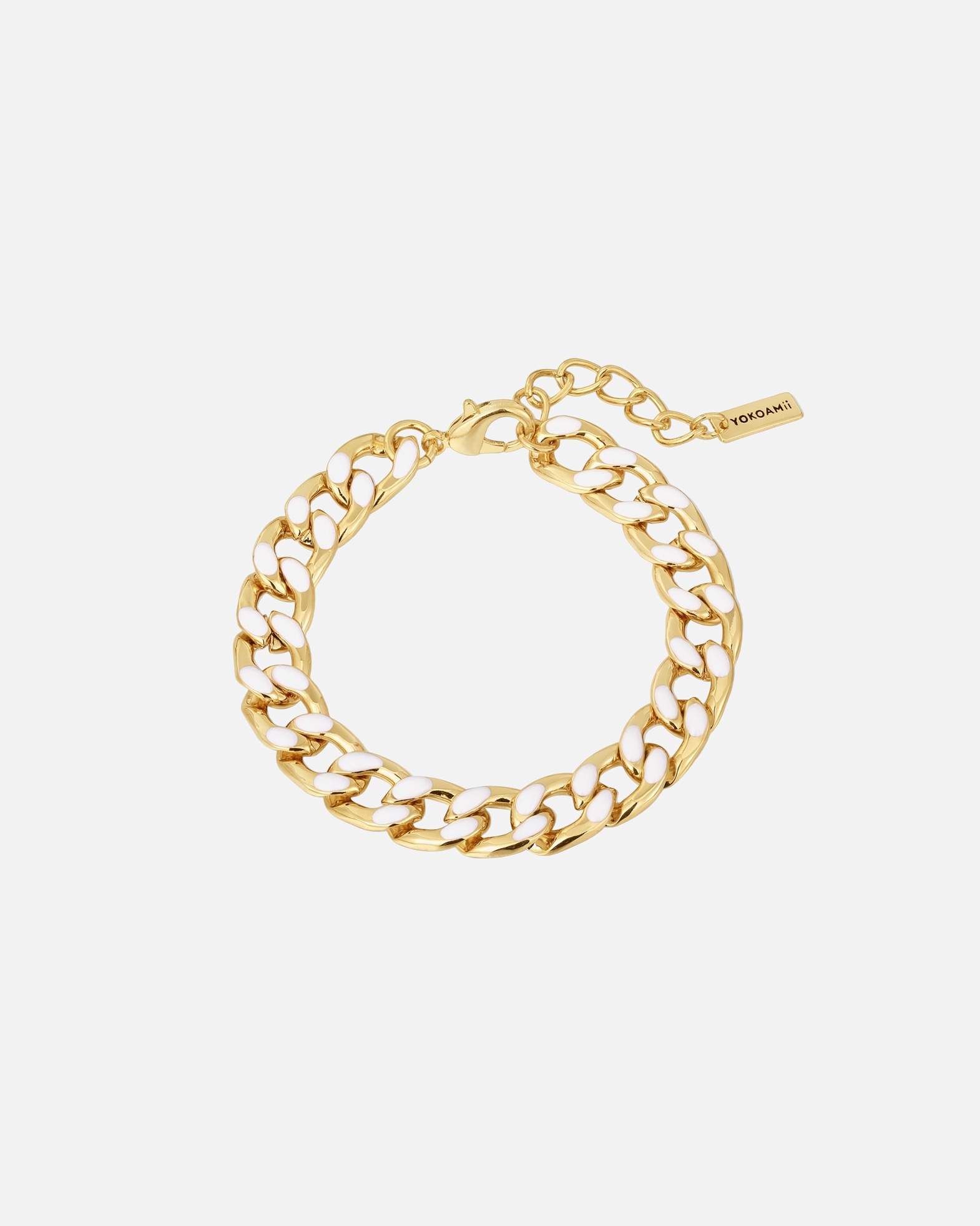 Bransoletka dla Kobieta Bransoletka z Stop metali w Żółte złoto 18,0 cm Basislänge + 3,0 cm Verlängerung