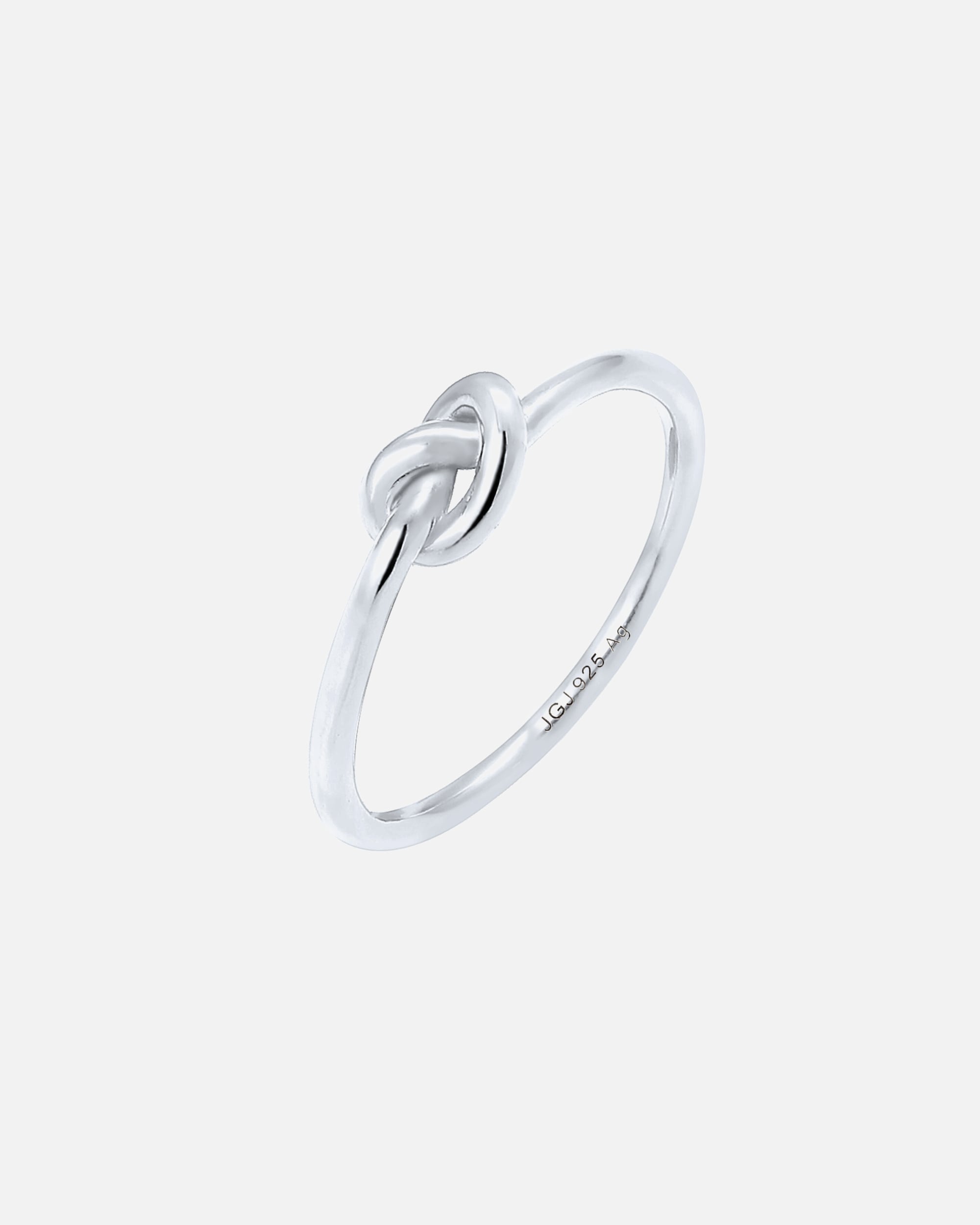 Pierścionek dla Kobieta Elli Damski węzeł delikatny filigranowy w srebrze 925 Sterling Silver 52