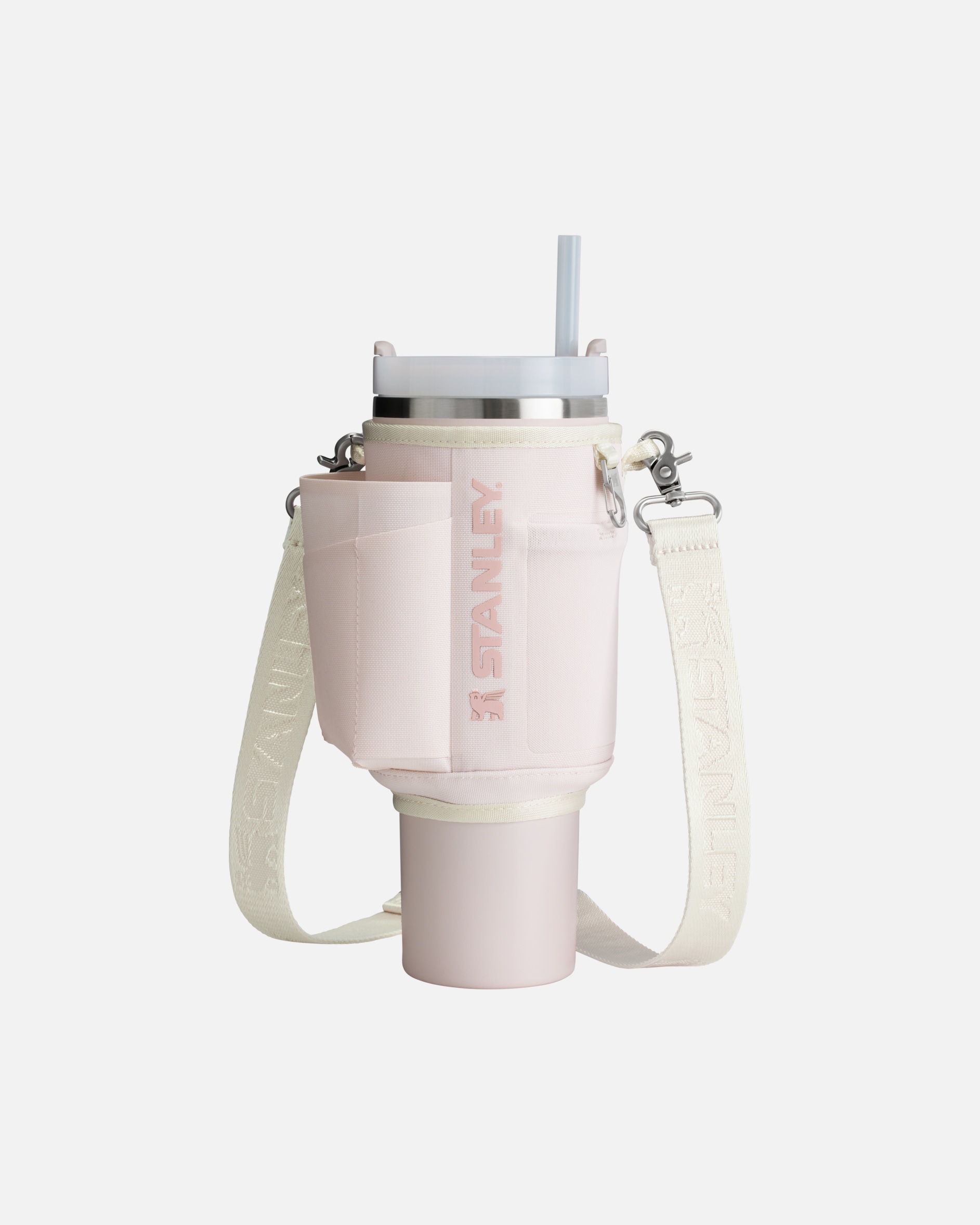 Bidon dla Unisex Stanley 1913 Torba na ramię - 1,18L - THE QUENCHER H2.0 FLOWSTATE™ TUMBLER Rose Quartz