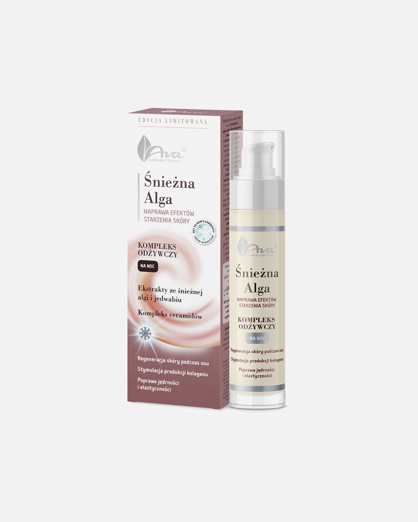 Krem do twarzy dla Kobieta Ava laboratorium Śnieżna Alga 50 ml