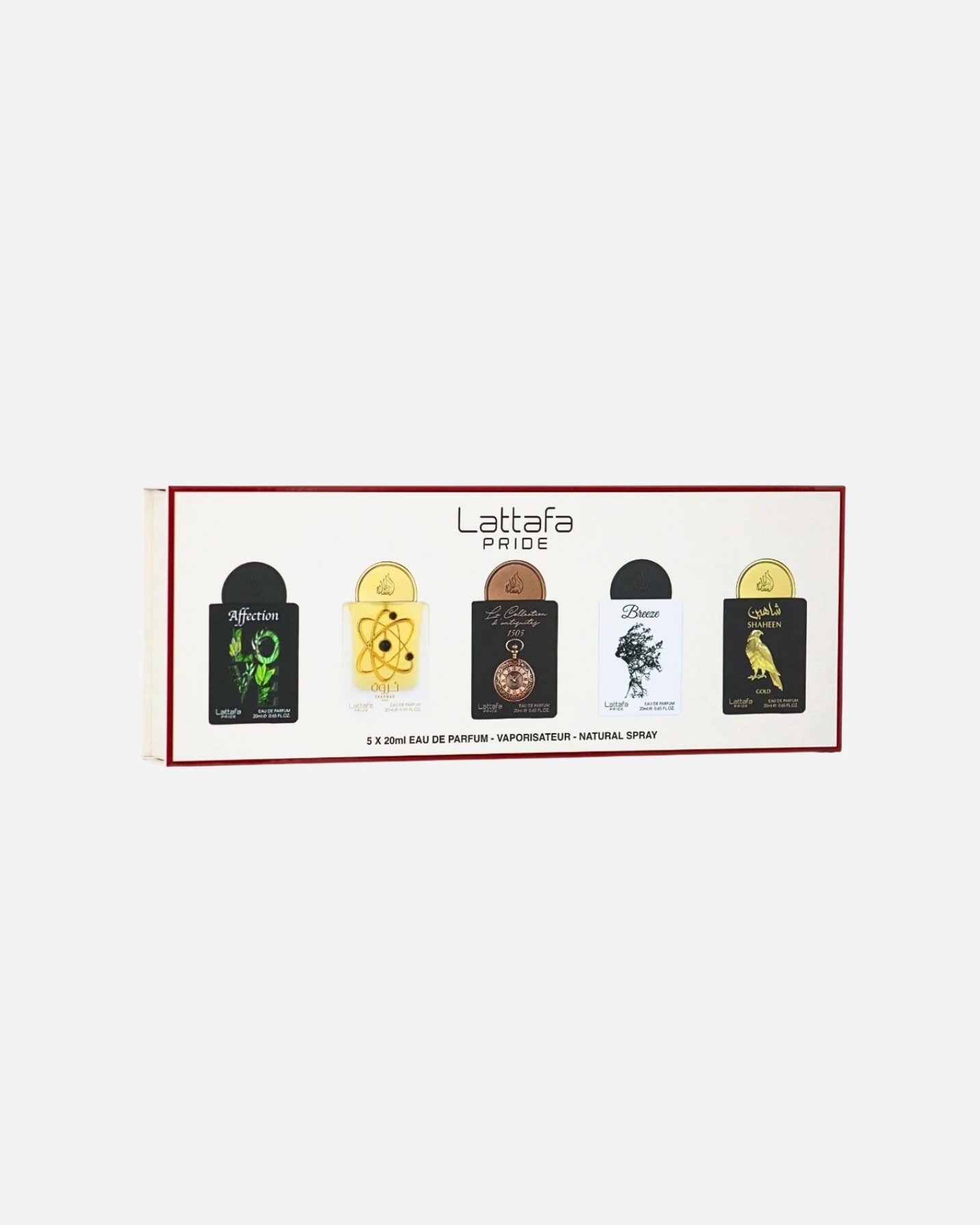 Zestaw zapachowy dla Unisex Lattafa Default Brand Line Pride Collection 5 szt