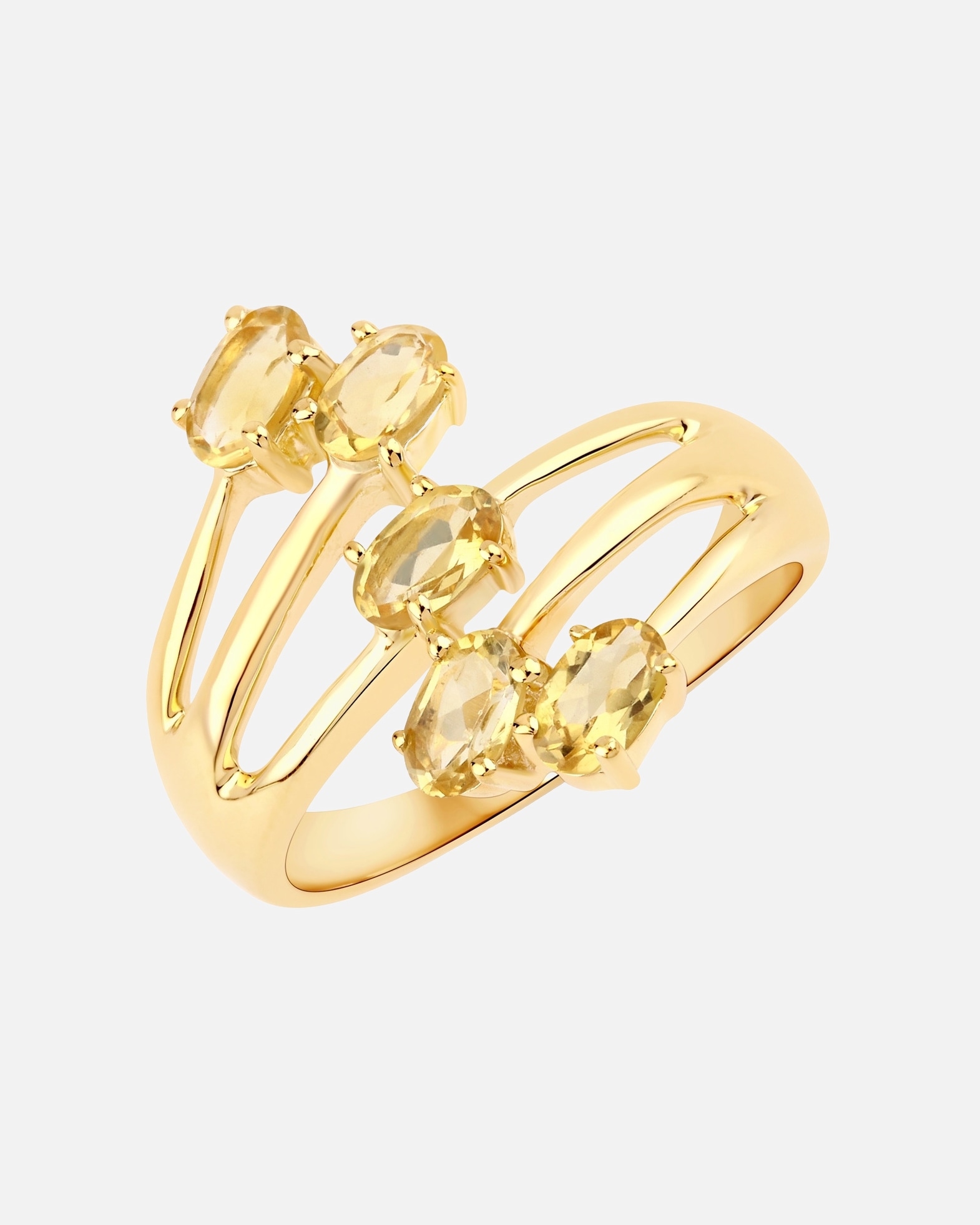 Pierścionek dla Kobieta Rafaela Donata Pierścionek Srebro wysokiej próby Żółte złoto 50