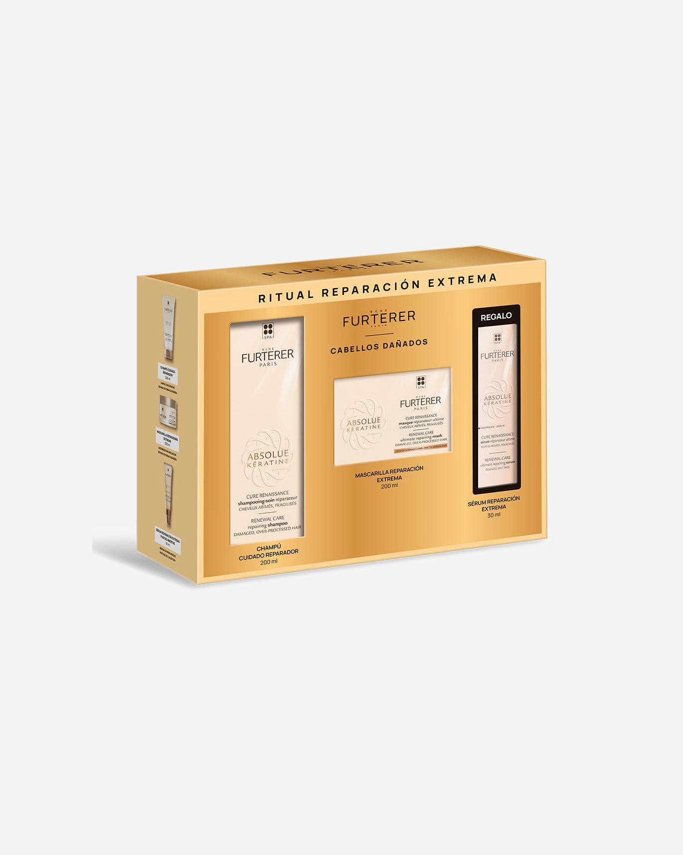 Zestaw do pielęgnacji włosów dla Unisex René Furterer ABSOLUE KERATINE RITUAL CASE 1 sztuka