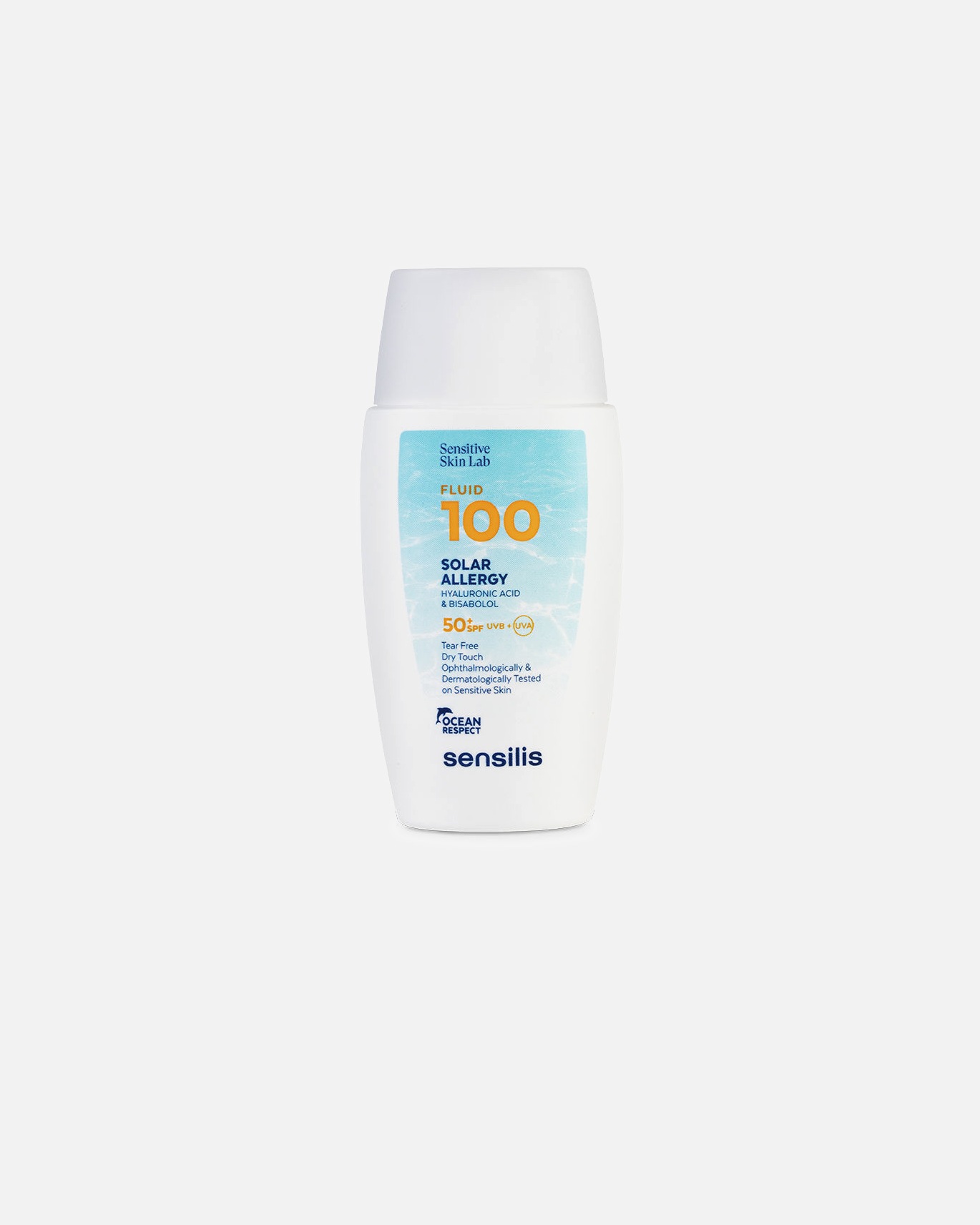 Krem przeciwsłoneczny do ciała dla Unisex SENSILIS Default Brand Line FLUID 100 SOLAR ALLERGY ultrapłynny wodny krem przeciwsłoneczny SPF50+ 40 ml
