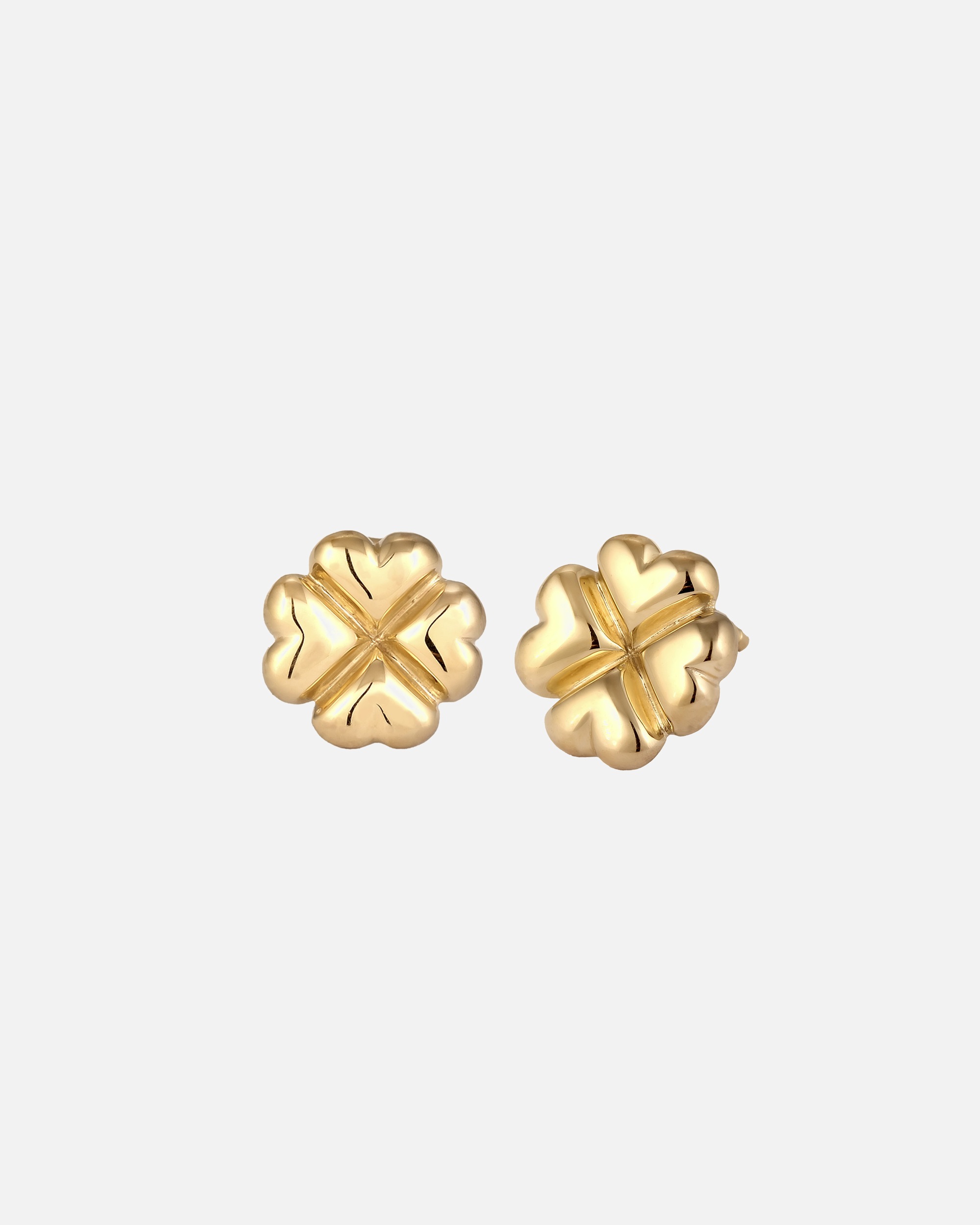 Kolczyki dla Kobieta Elli Kolczyki Sztyfty Damskie Liść Koniczyny 925 Sterling Silver goldfarben