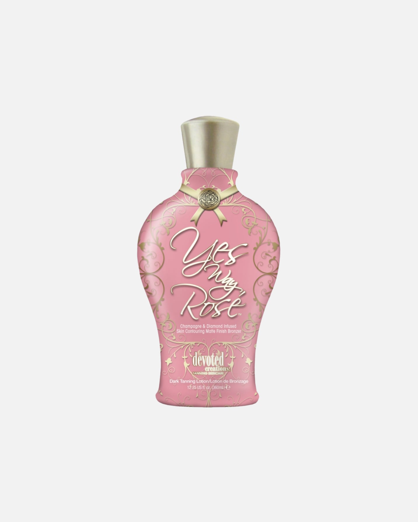 Samoopalacz dla Unisex Devoted Creations Default Brand Line Yes Way Rose balsam brązujący z BB kremem i efektem liftingu 360 ml