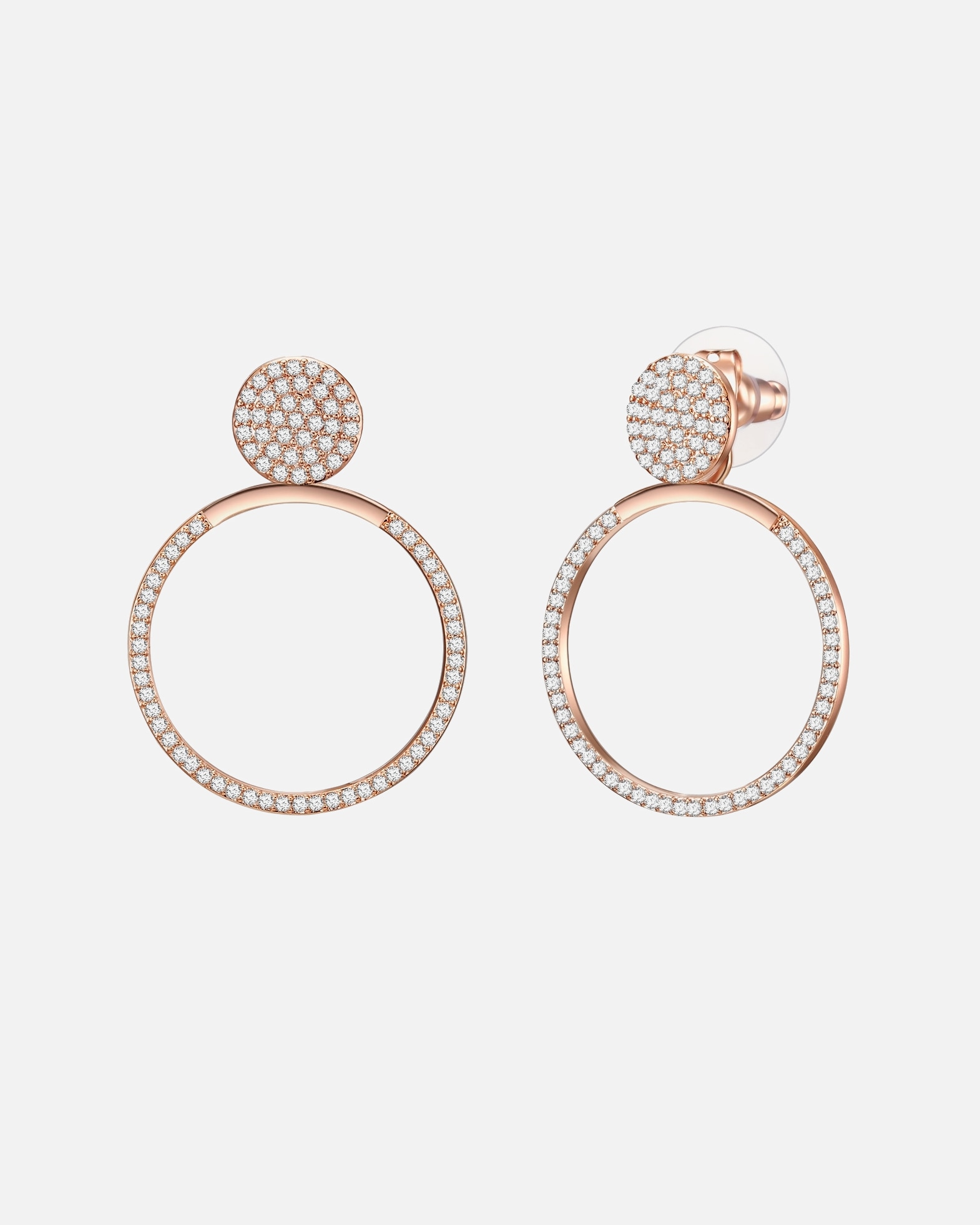 Kolczyki dla Kobieta Okrag Mosiadz Cyrkonia 29,4 mm