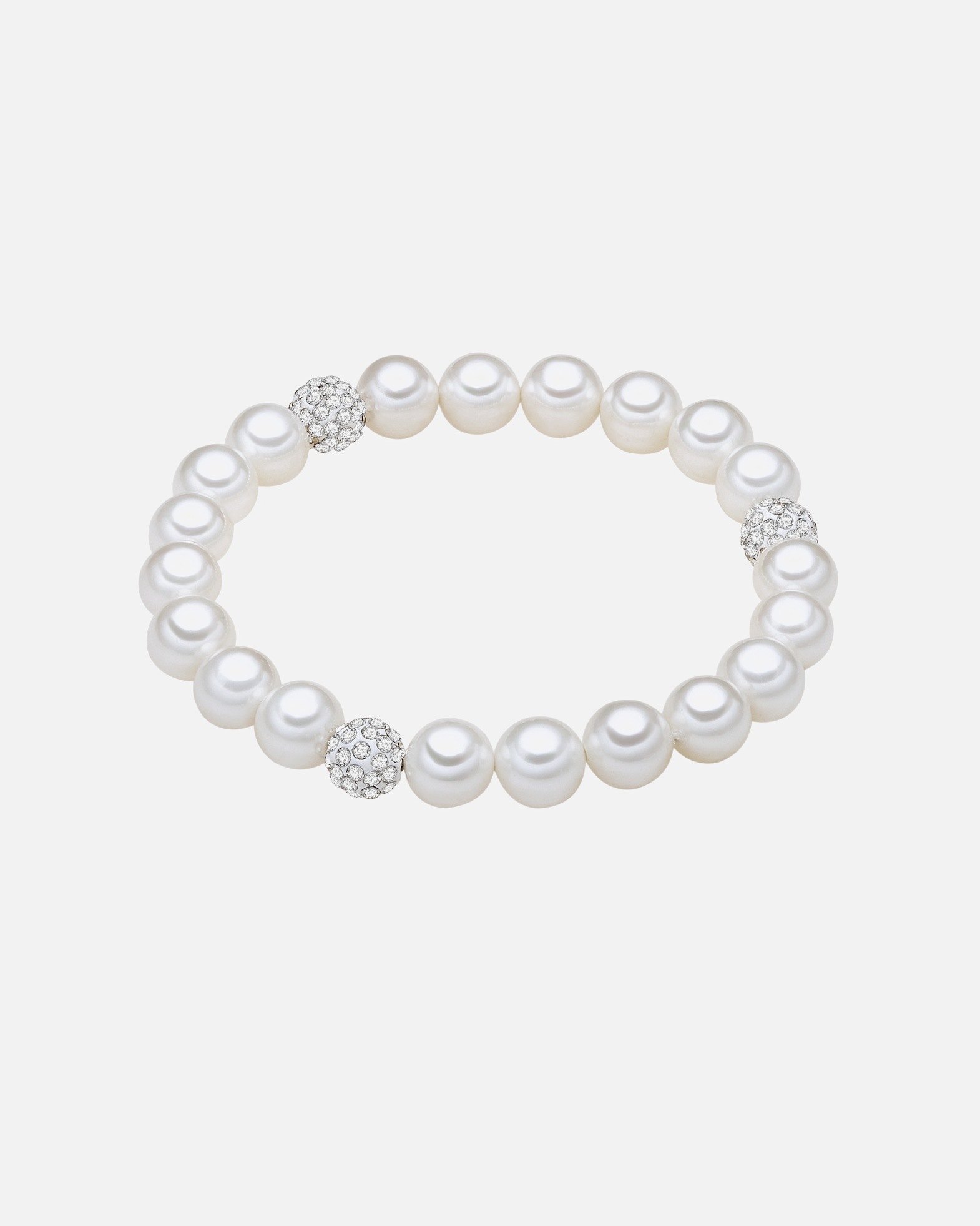 Bransoletka dla Kobieta Cyrkonia Sztuczna perła 19,0 cm