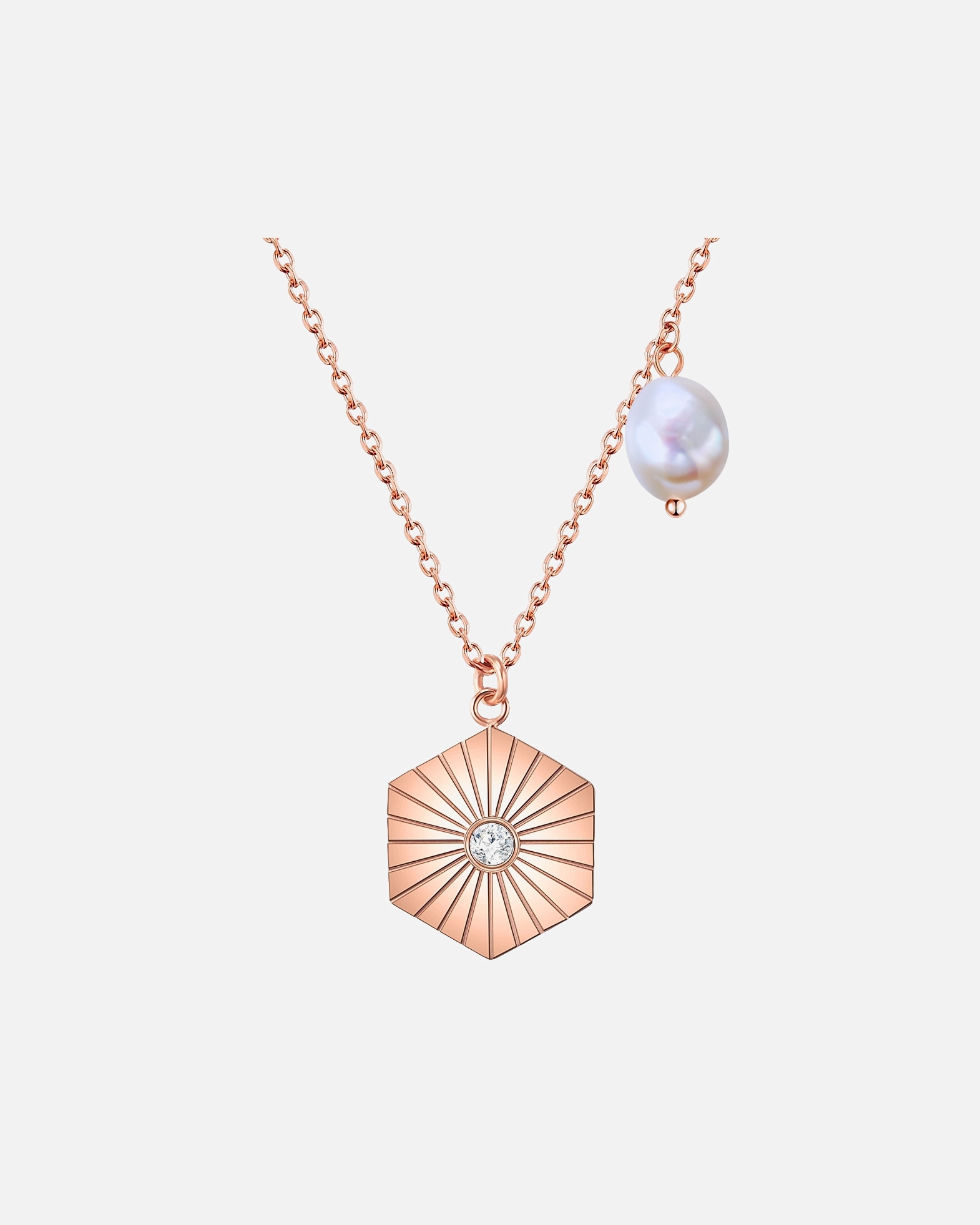 Naszyjnik dla Kobieta Stal nierdzewna Preciosa Perła hodowlana słodkowodna 40,0 cm Basiskette + 5,0 cm Verlängerung