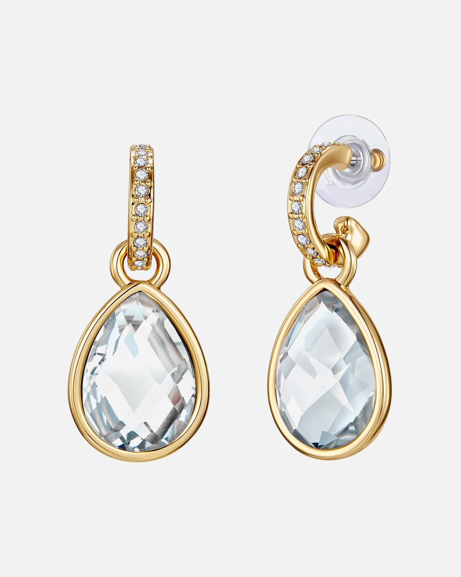 Kolczyki dla Kobieta Stop metali Zdobienie kryształkami Swarovski® 36,8 mm