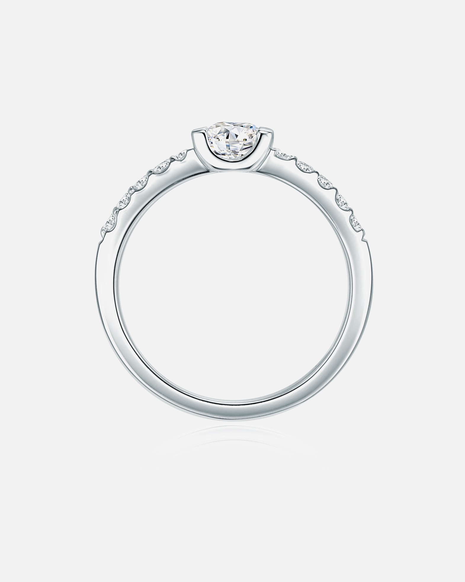 Pierścionek dla Kobieta Trilani Pierścionek z Srebro wysokiej próby w Srebrny 50