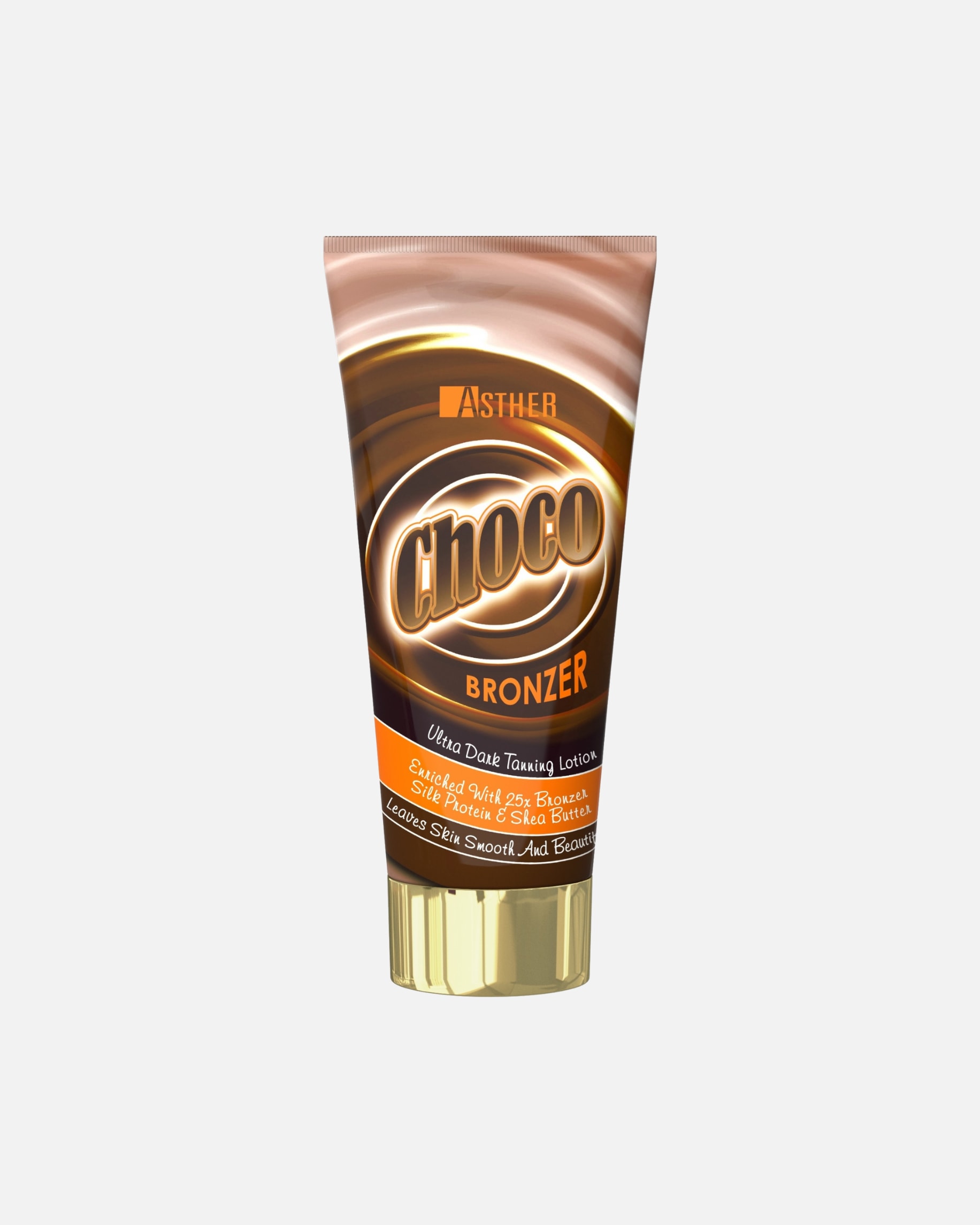Samoopalacz dla Unisex Asther Default Brand Line Bronzer czekoladowy do opalania z masłem shea i aloesem 200 ml