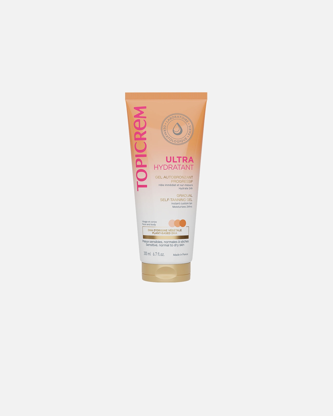 Samoopalacz dla Unisex Topicrem UH progresywny żel samoopalający 200 ml