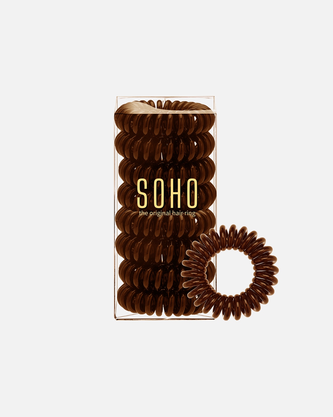 Gumka do włosów dla Unisex SOHO "spiralne" gumki do włosów Jackie Brown - 8 sztuk