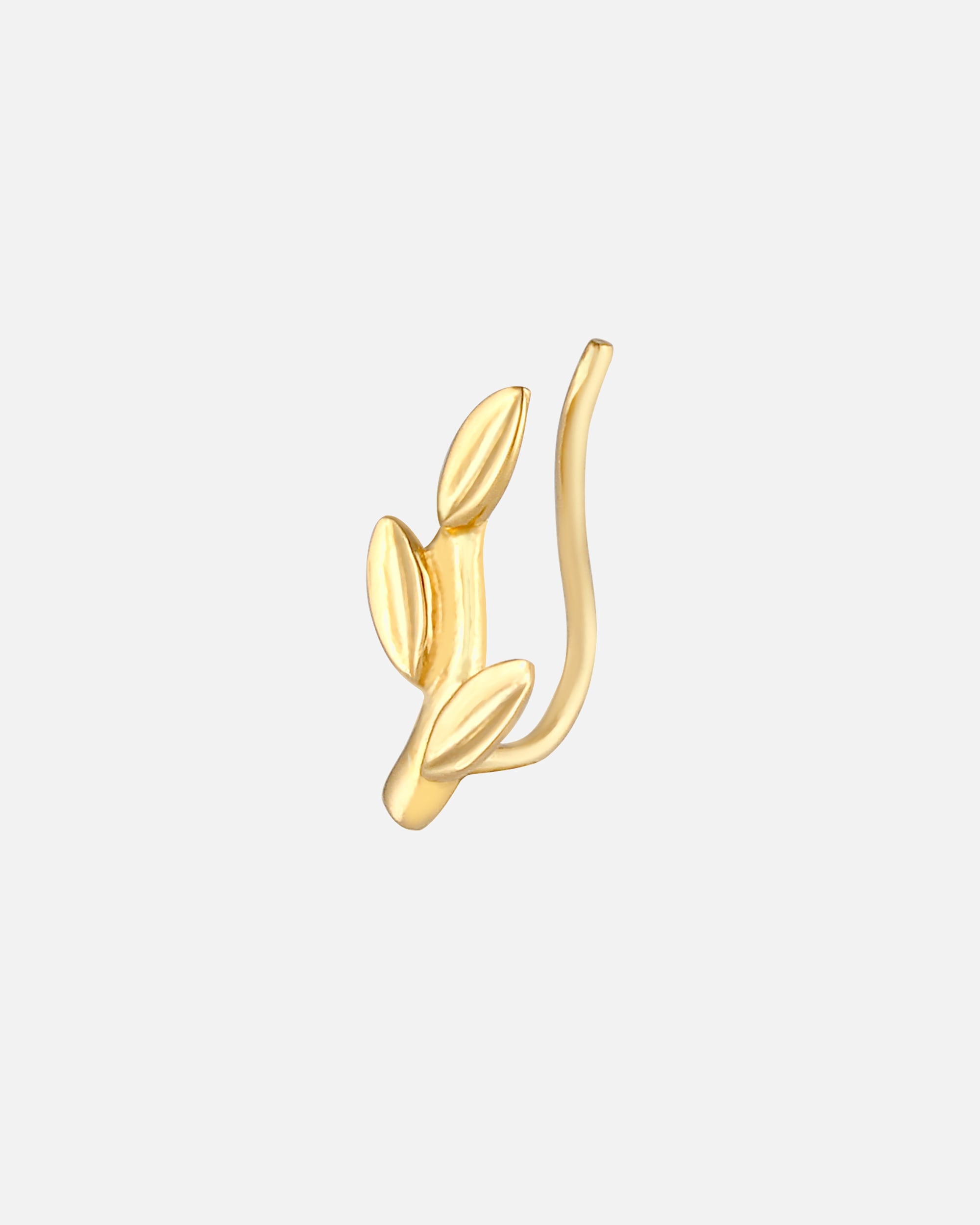 Ozdoba ucha dla Kobieta Elli Damskie pnącza ucho pnącza natura spojrzenie w 925 Sterling Silver goldfarben