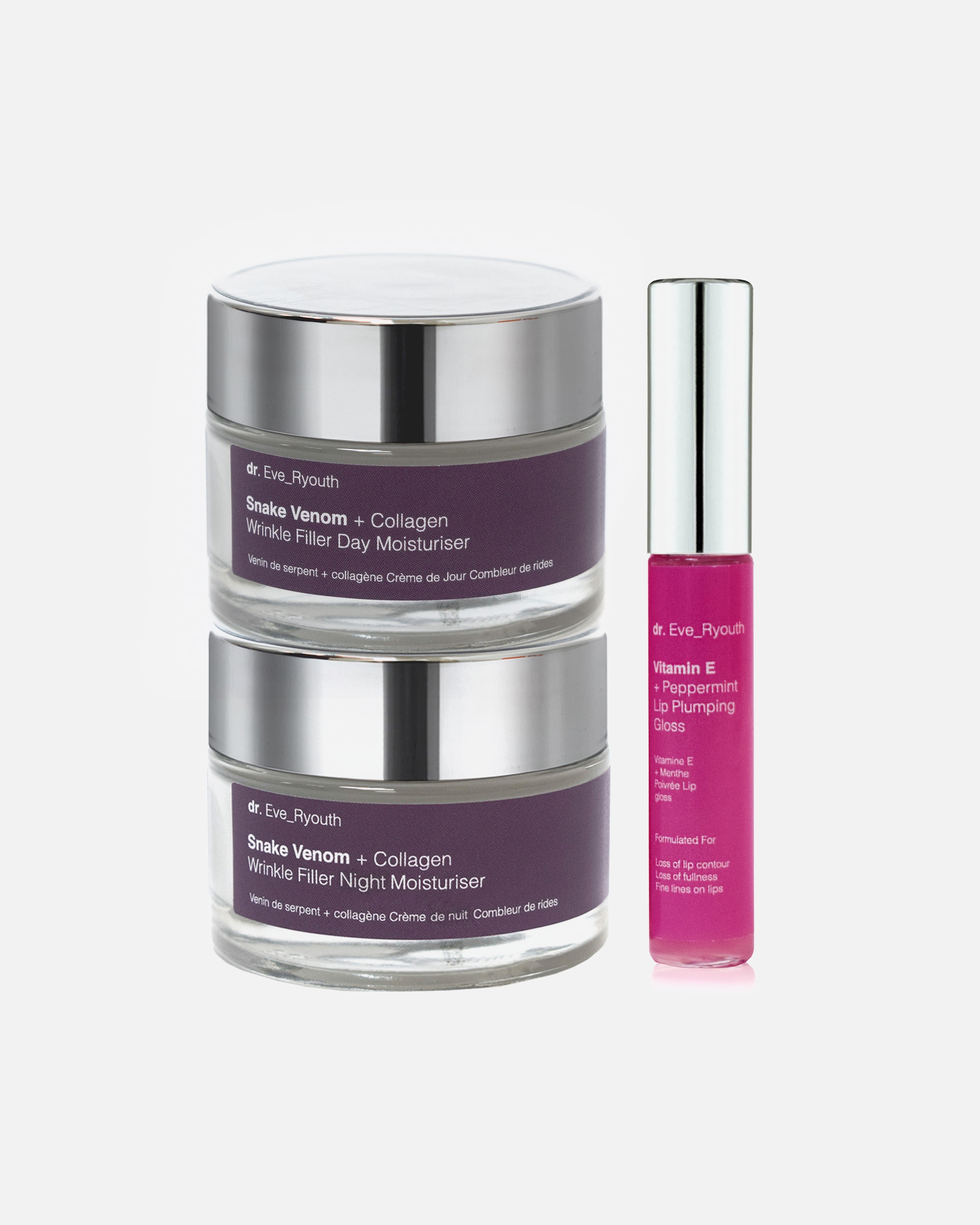 Zestaw do pielęgnacji twarzy dla Kobieta Dr. Eve_Ryouth Zestaw Venom Lips 1 sztukaka
