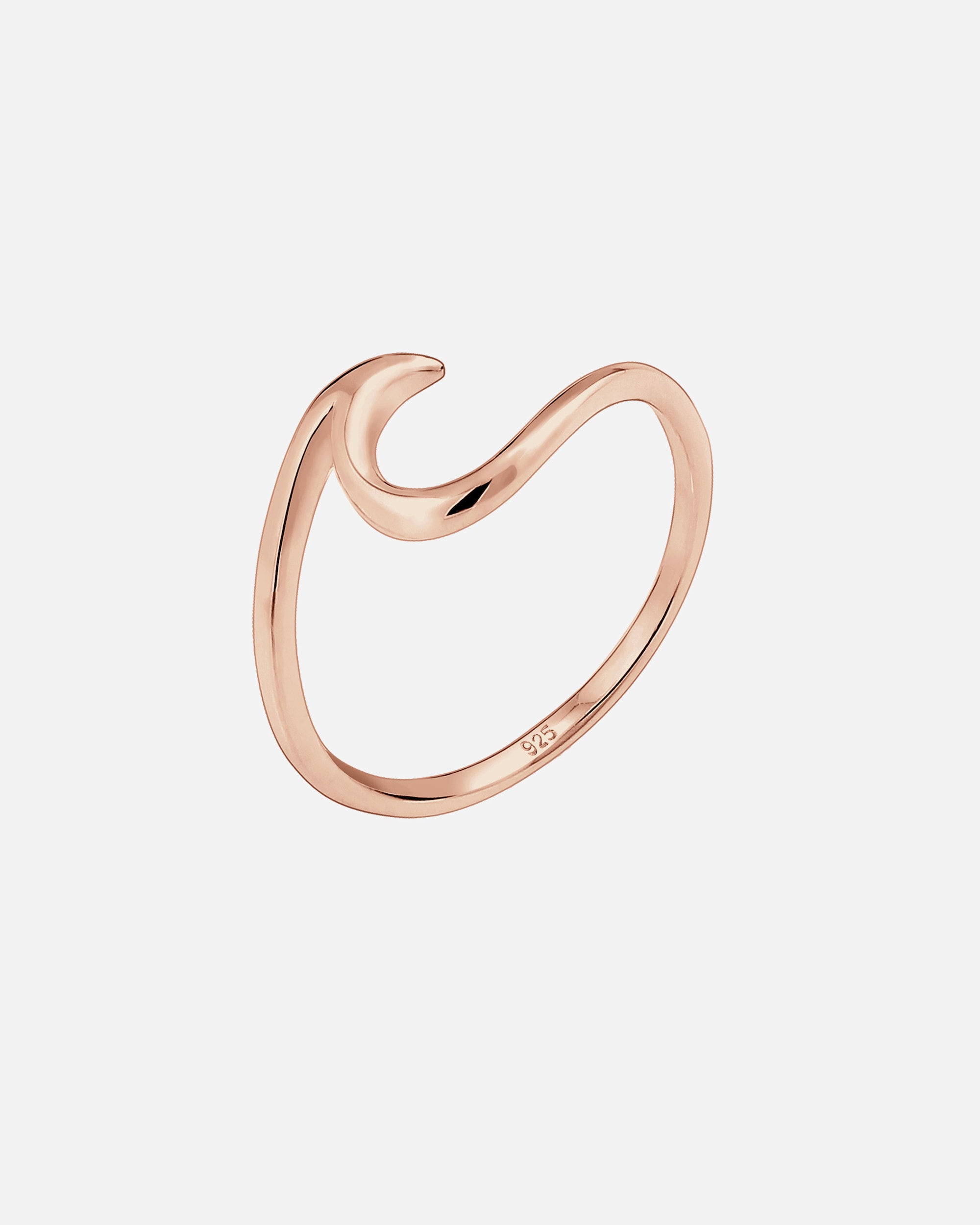 Pierścionek dla Kobieta Elli Damskie fale Optik Trend w srebrze próby 925 Sterling Silver 54