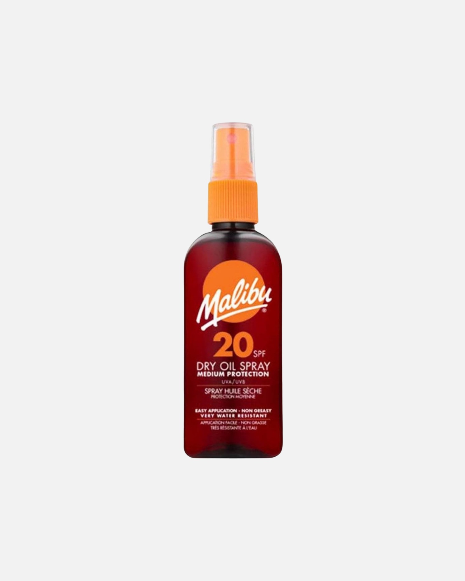 Spray do opalania dla Unisex Dry Oil Spray suchy olejek brązujący do opalania SPF20 100 ml