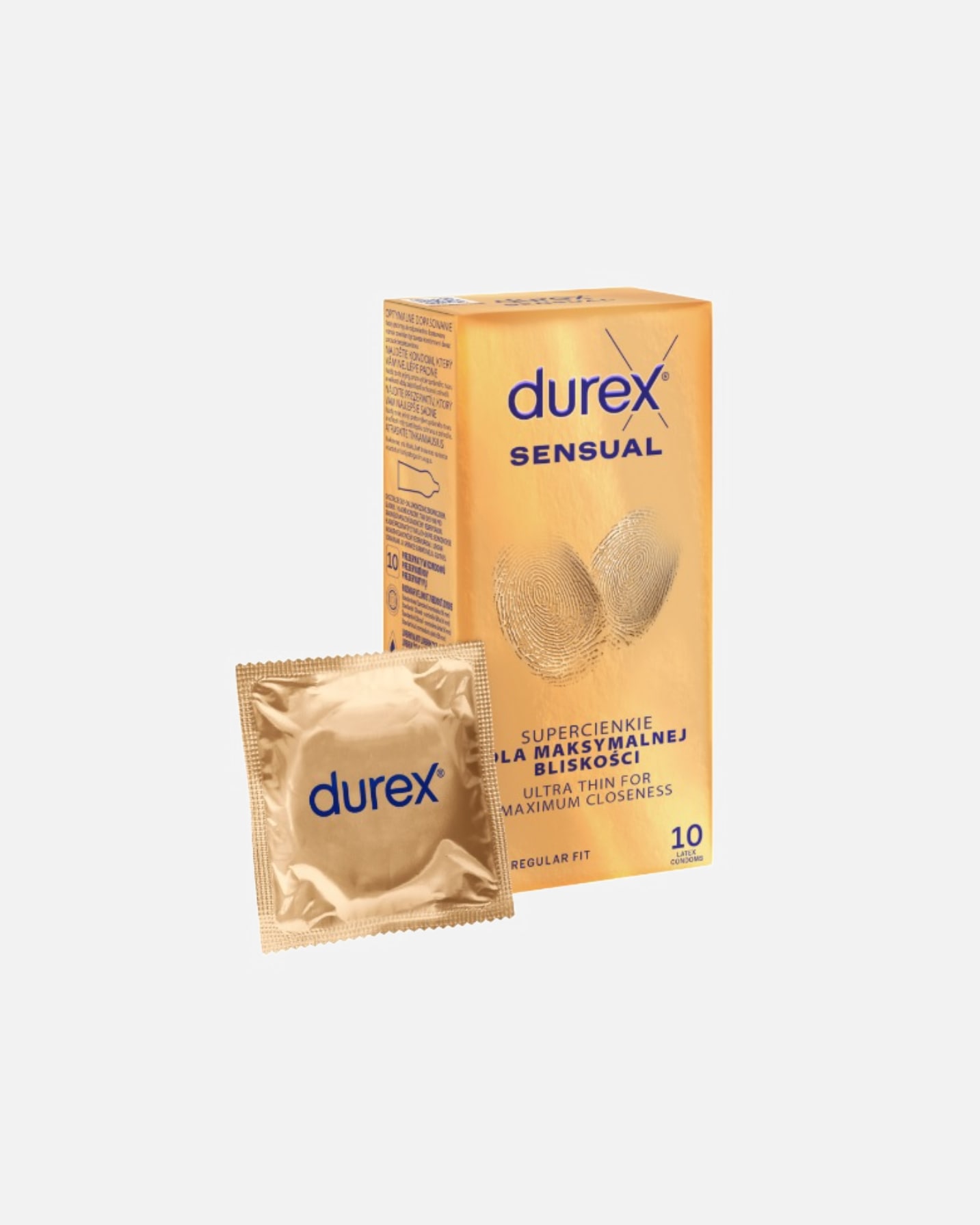 Prezerwatywa dla Mężczyzna Durex Sensual 10 szt
