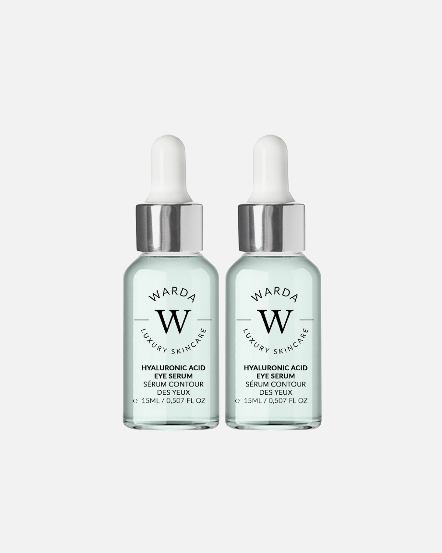 Serum pod oczy dla Kobieta WARDA LUXURY SKINCARE Podwójne opakowanie serum hialuronowego 1 sztukaka
