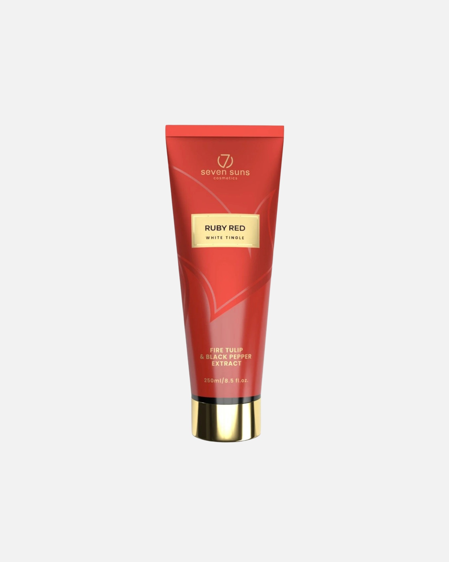 Balsam do opalania dla Unisex 7suns Default Brand Line Mocny rozgrzewający tingle bronzer z ekstraktem tulipana 250 ml