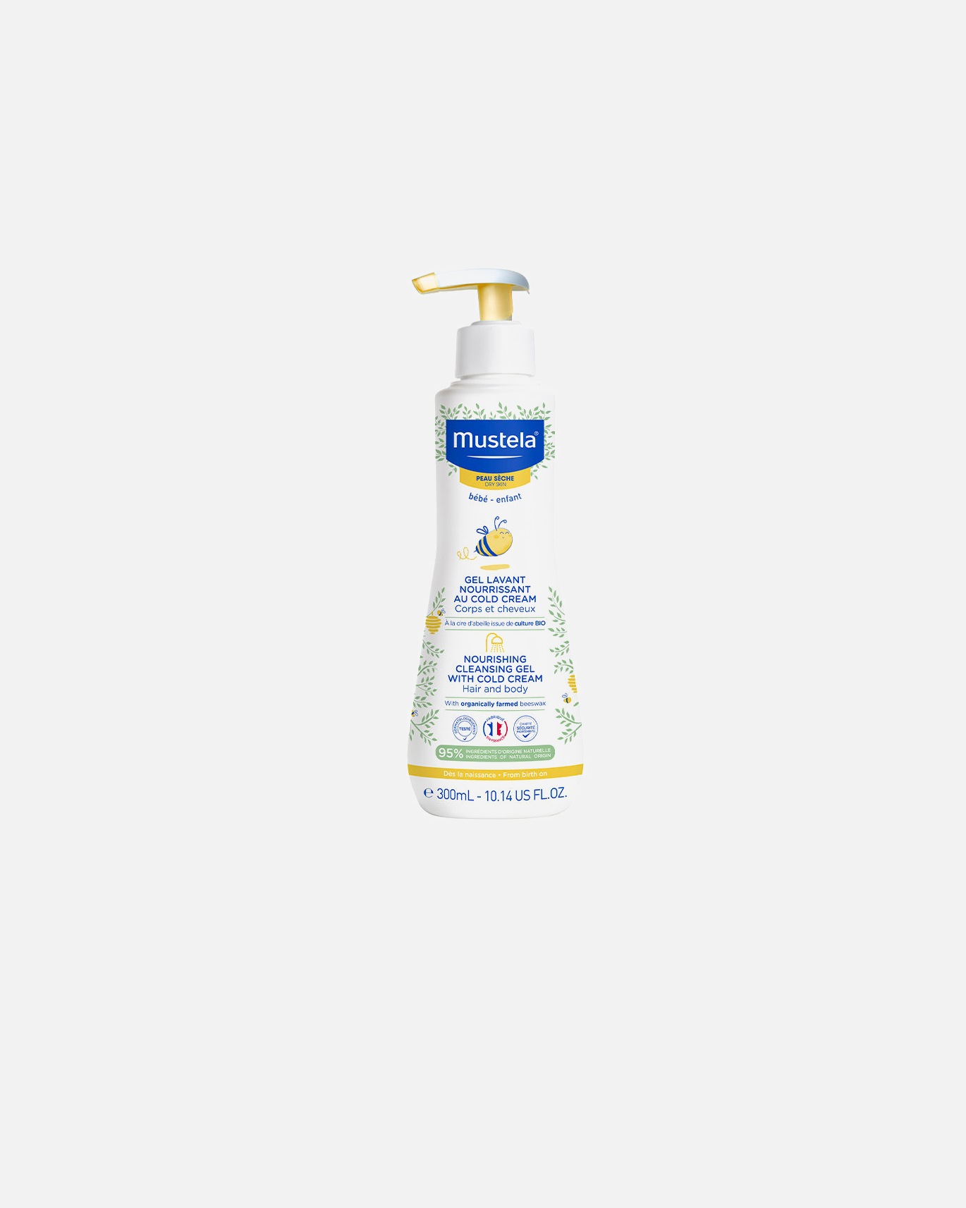 Żel pod prysznic dla dzieci dla Unisex Mustela Dry Skin 300 ml