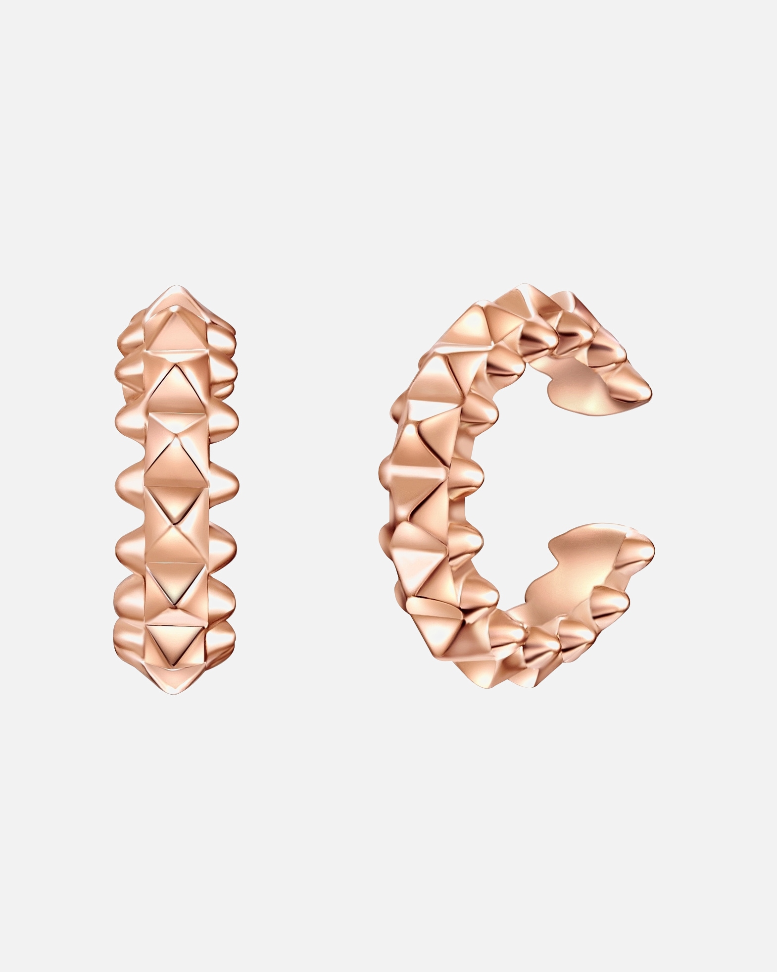 Kolczyki dla Kobieta Lulu & Jane Kolczyki Mosiadz Różowy złoty 13,1 mm