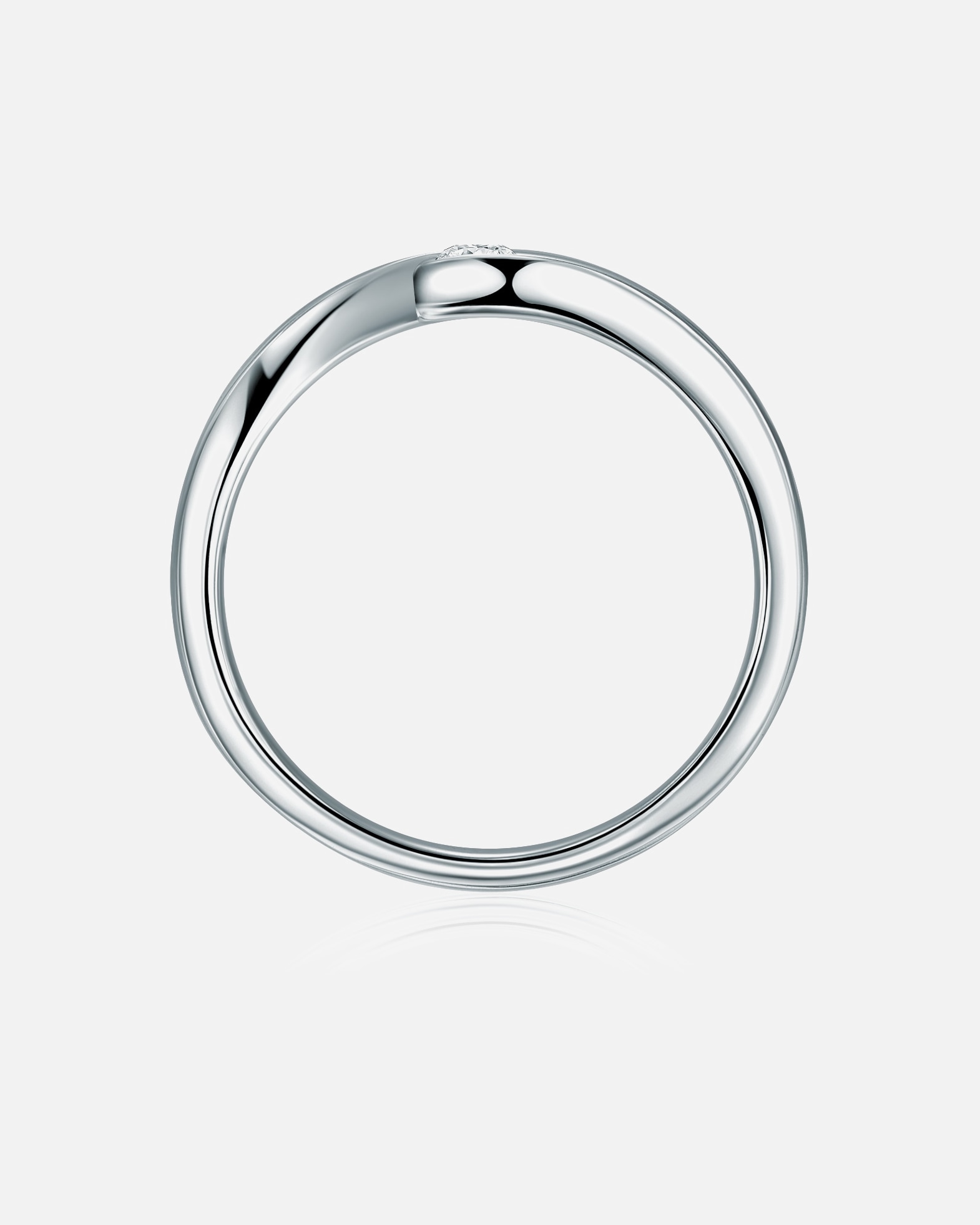 Pierścionek dla Kobieta Trilani Pierścionek z Srebro wysokiej próby w Srebrny 58