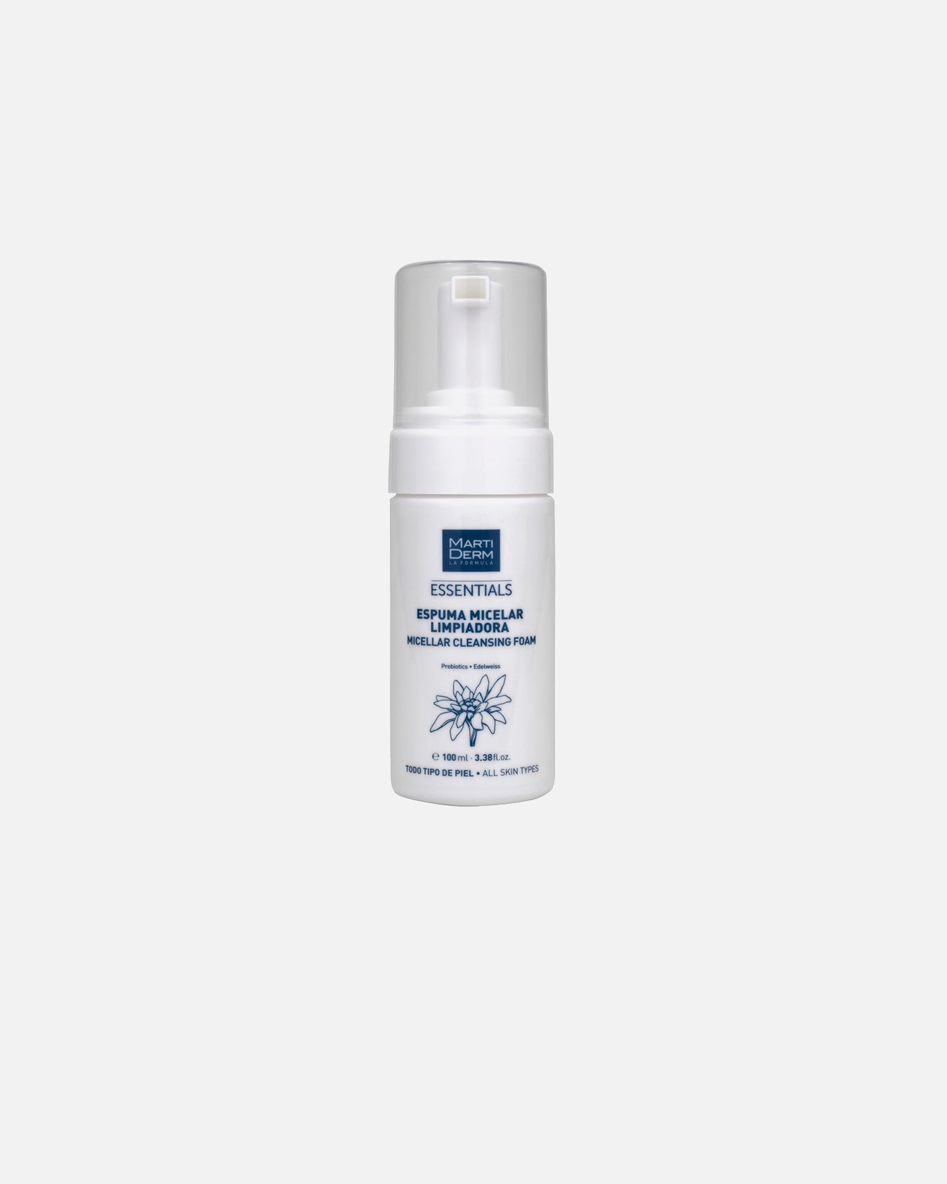 Pianka do mycia twarzy dla Unisex Martiderm ESSENTIALS pianka micelarna 100 ml