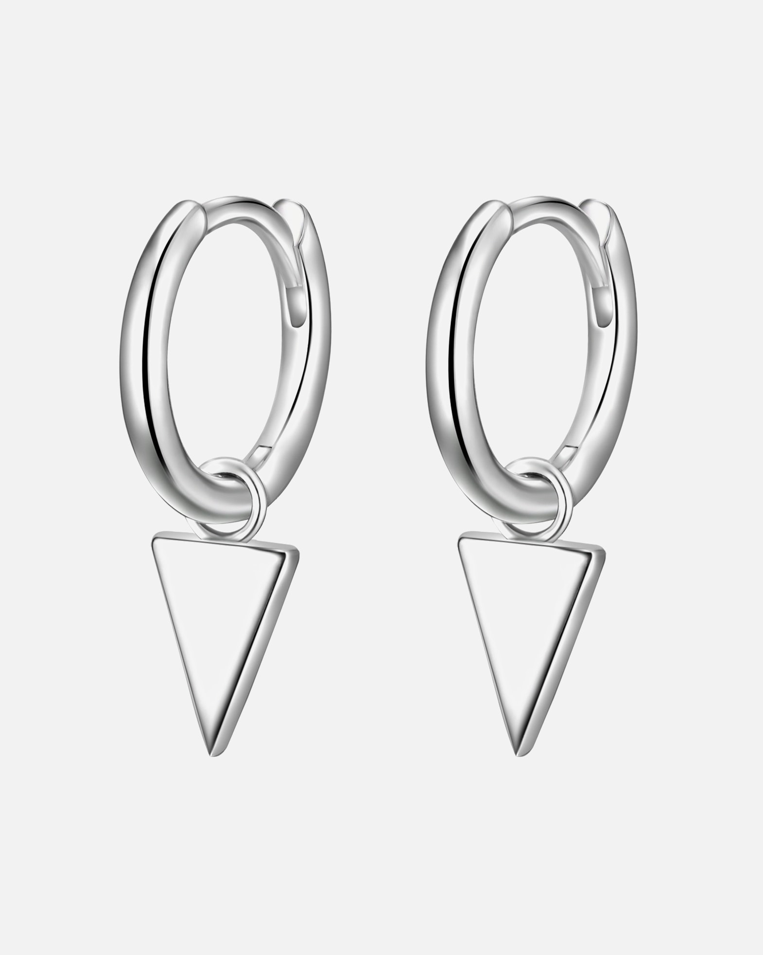 Obrączki dla Kobieta Glanzstücke München Srebrne kolczyki kreole srebro wysokiej próby srebrny 18,3 mm