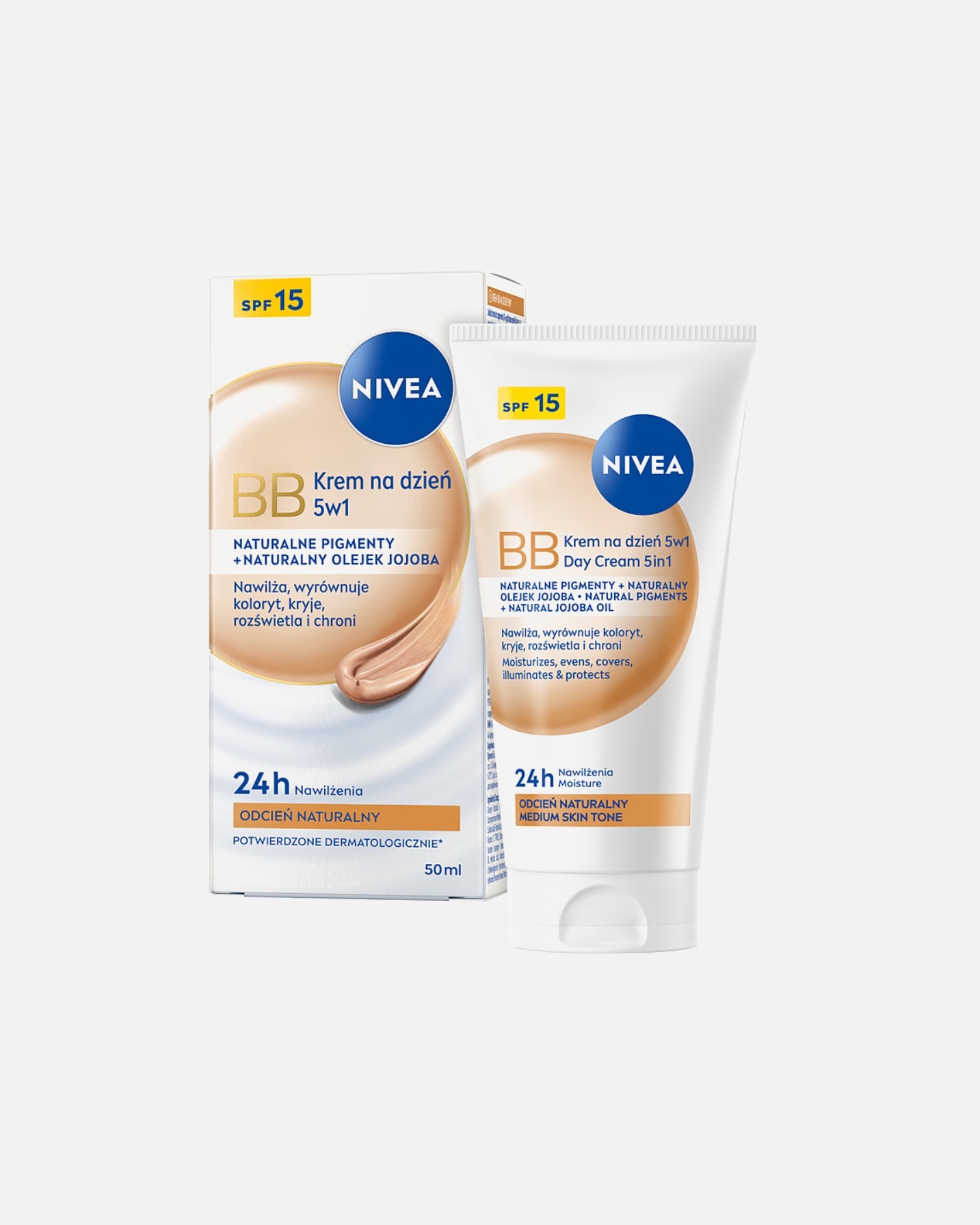 Krem BB dla Kobieta NIVEA Krem BB 5w1 na Dzień Ciemny