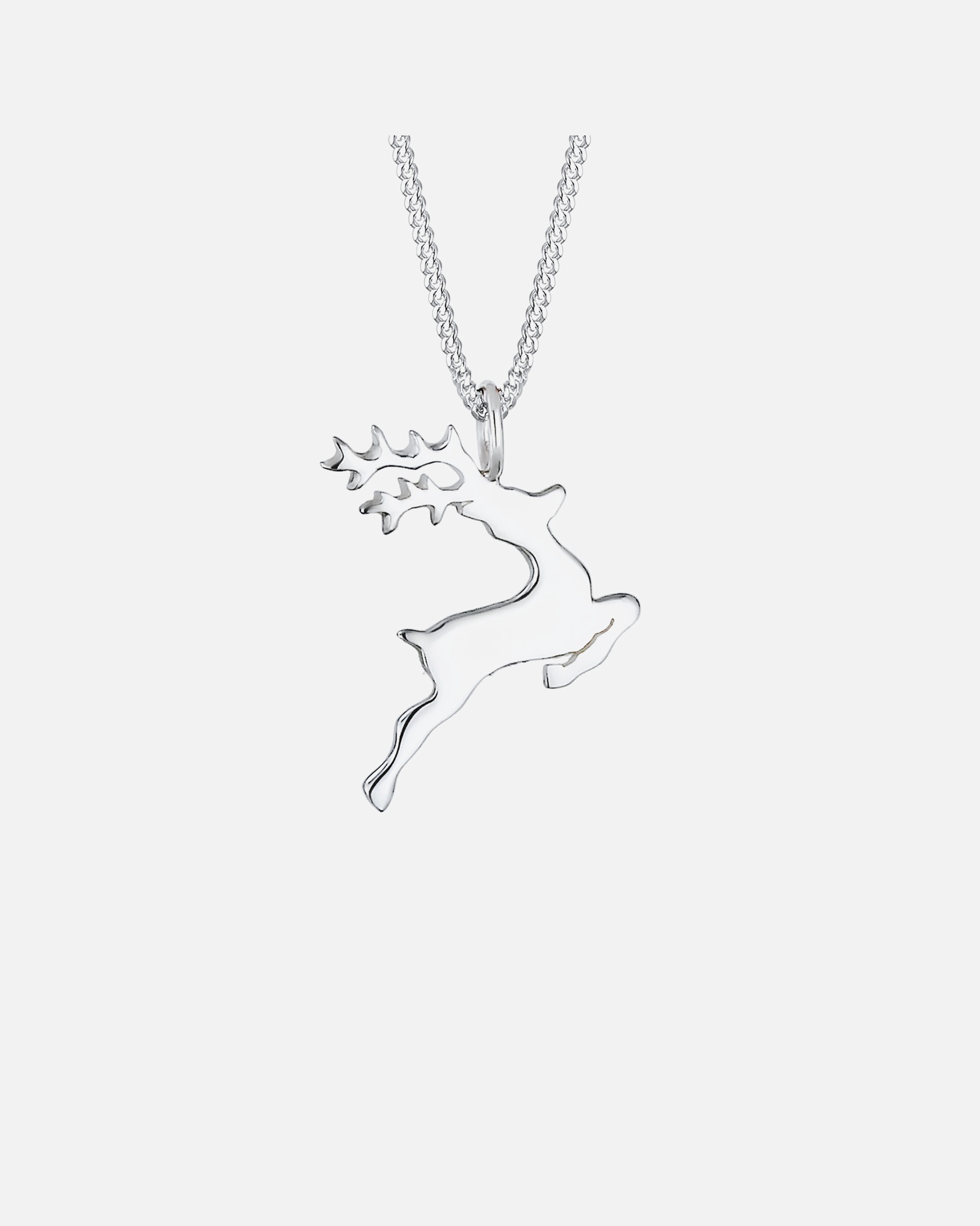 Naszyjnik dla Kobieta Elli Damski wisiorek z jeleniem i reniferem ze srebra próby 925 45