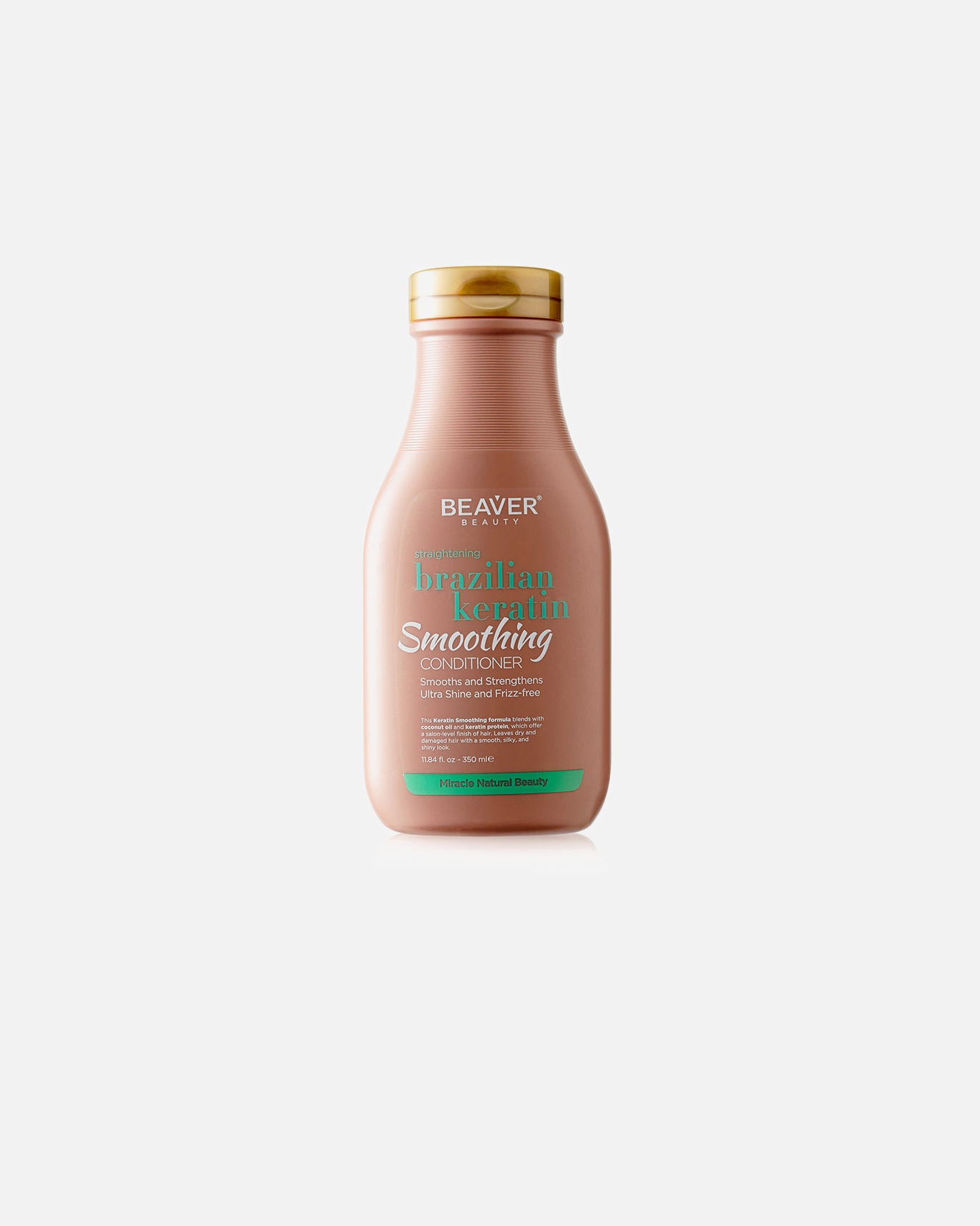 Odżywka do włosów do spłukiwania dla Unisex Beaver Odżywka wygładzająca BRAZILIAN KERATIN 350 ml