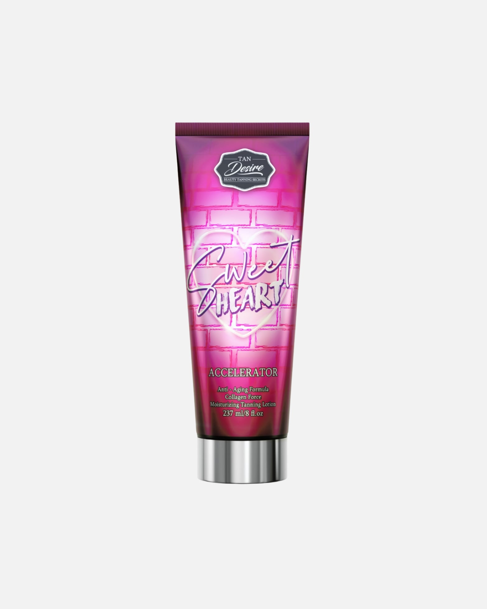 Balsam do opalania dla Unisex Tan Desire Default Brand Line Sweet Heart intensywnie nawilżający przyspieszacz opalania 237 ml
