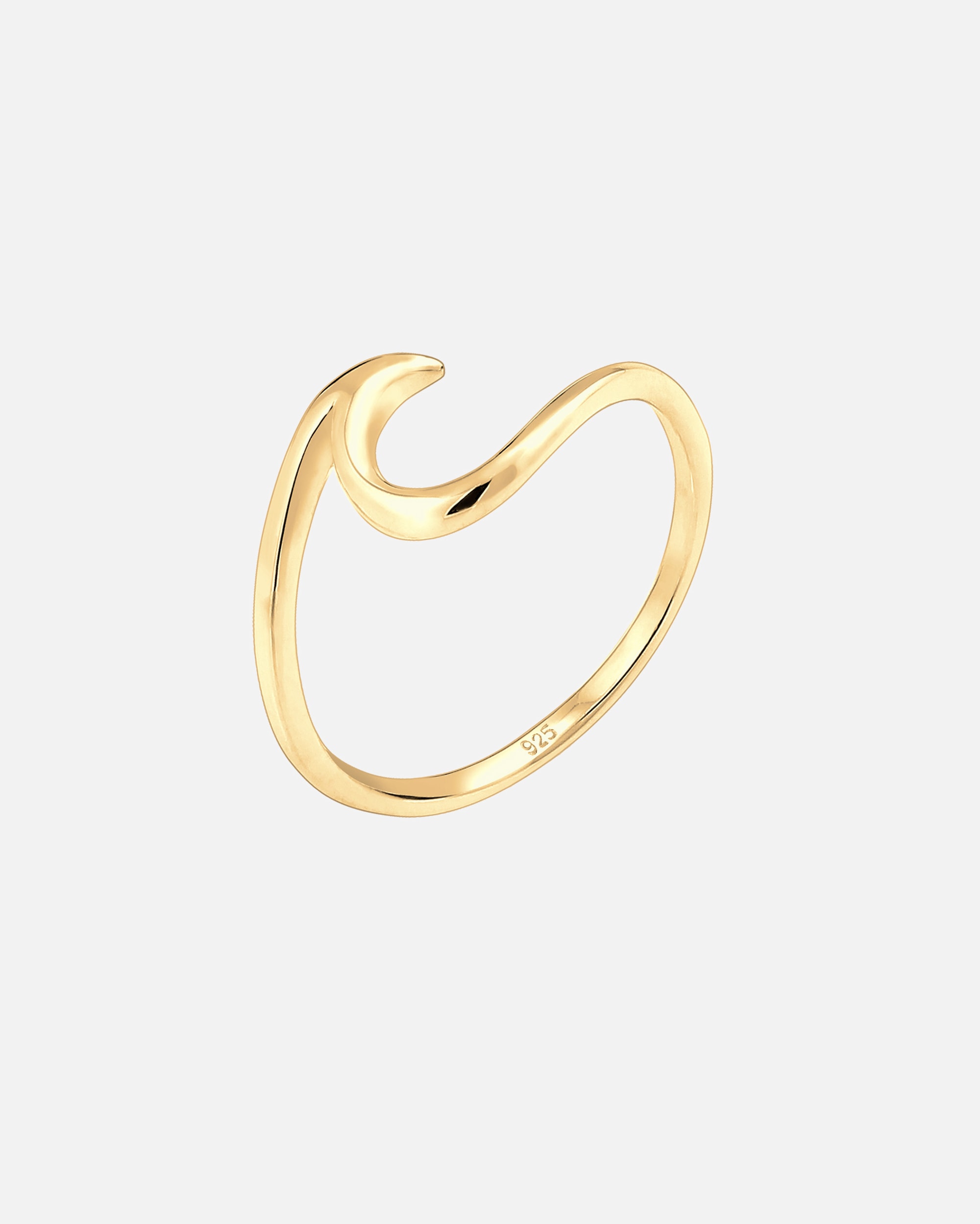 Pierścionek dla Kobieta Elli Damskie fale Optik Trend w srebrze próby 925 Sterling Silver 50