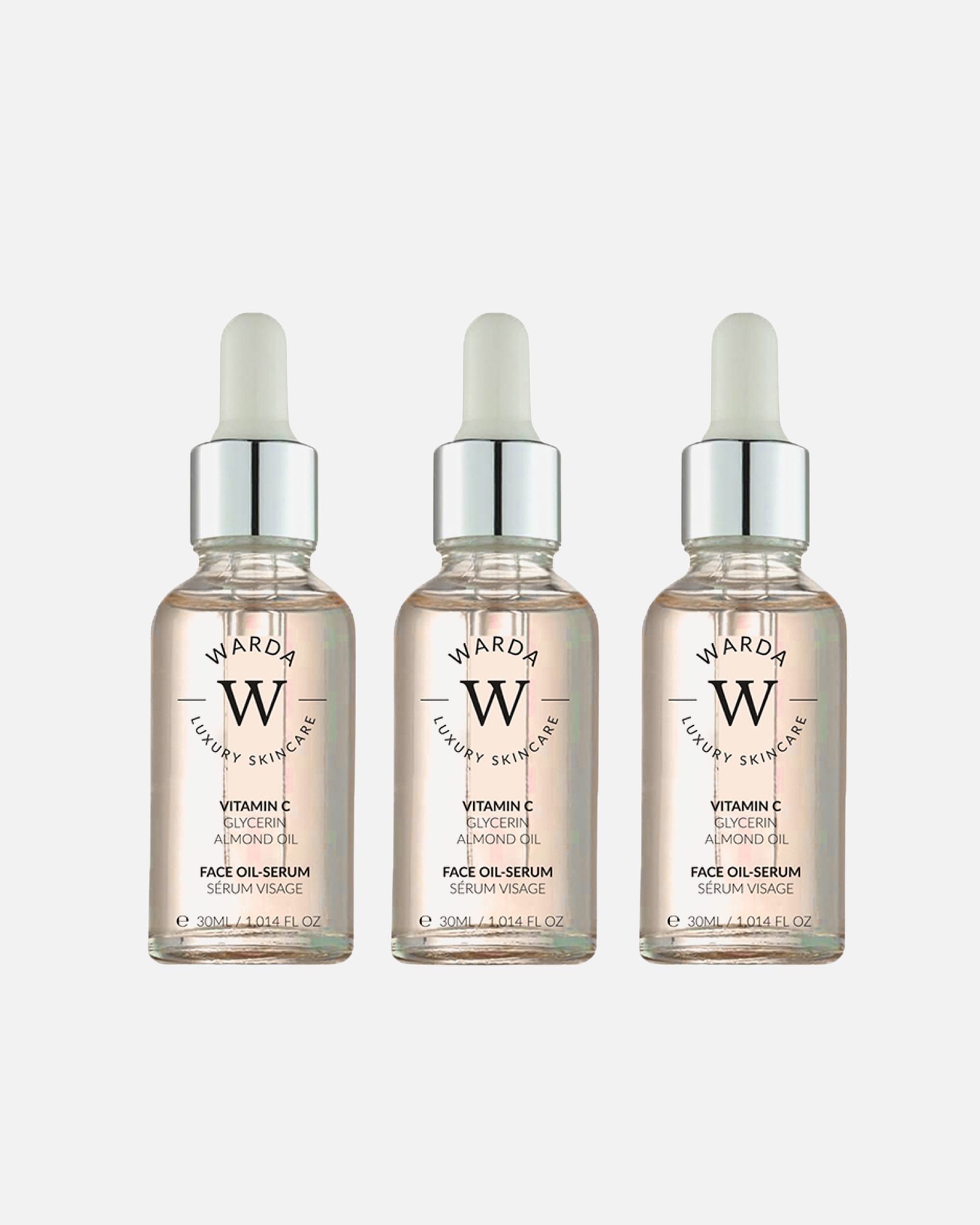 Serum z witaminą C dla Kobieta WARDA LUXURY SKINCARE Trio olejków z witaminą C 1 sztukaka