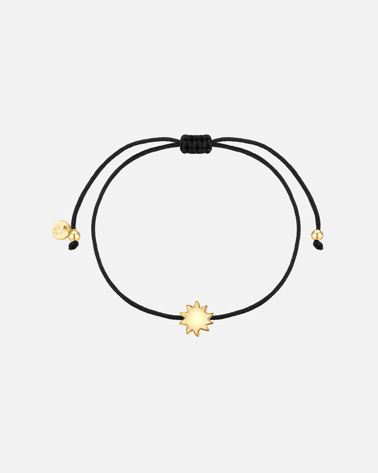 Bransoletka dla Kobieta Glanzstücke München Bransoletka slonce ze srebra próby 925 w kolorze zlotym 15,0 - 22,0 cm, flexibel einstellbar