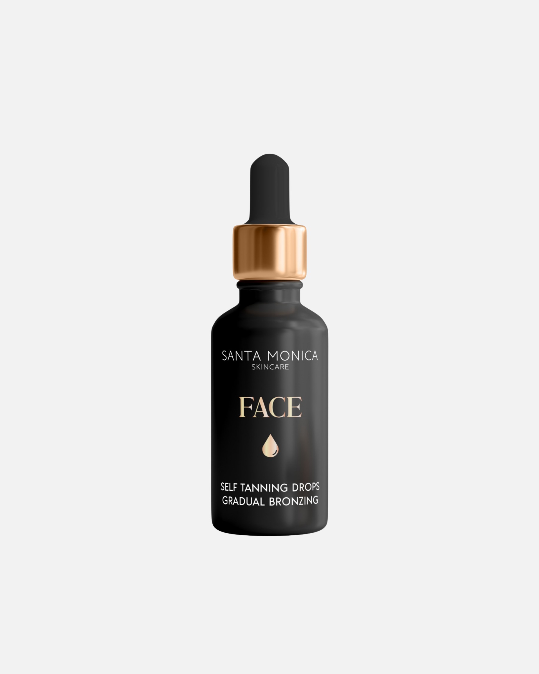 Samoopalacz dla Unisex Santa Monica Default Brand Line Face krople samoopalające do twarzy stopniowa budowa koloru 20 ml
