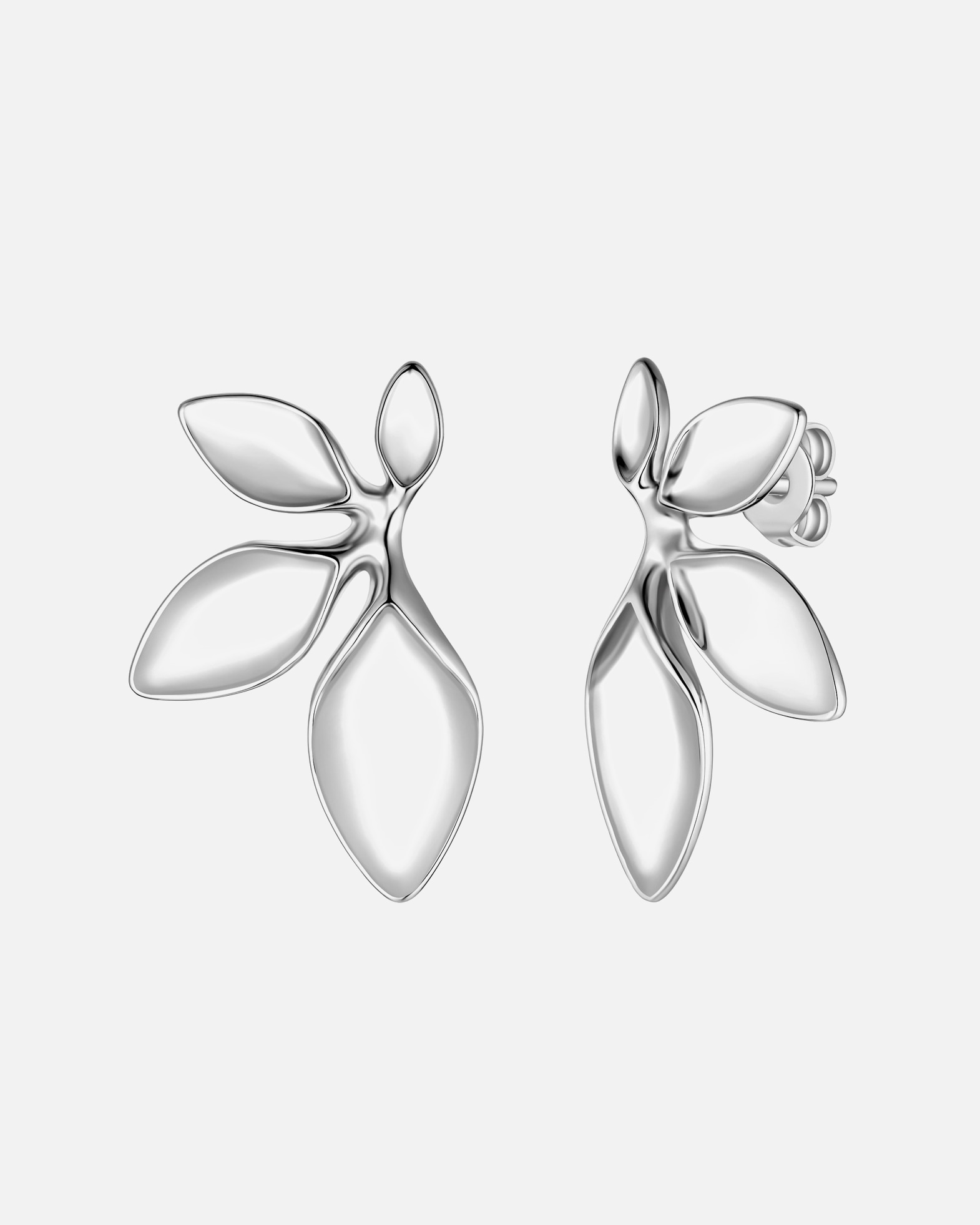 Kolczyki dla Kobieta Yokoamii Kolczyki platki z posrebrzanego mosiadzu 44,2 mm