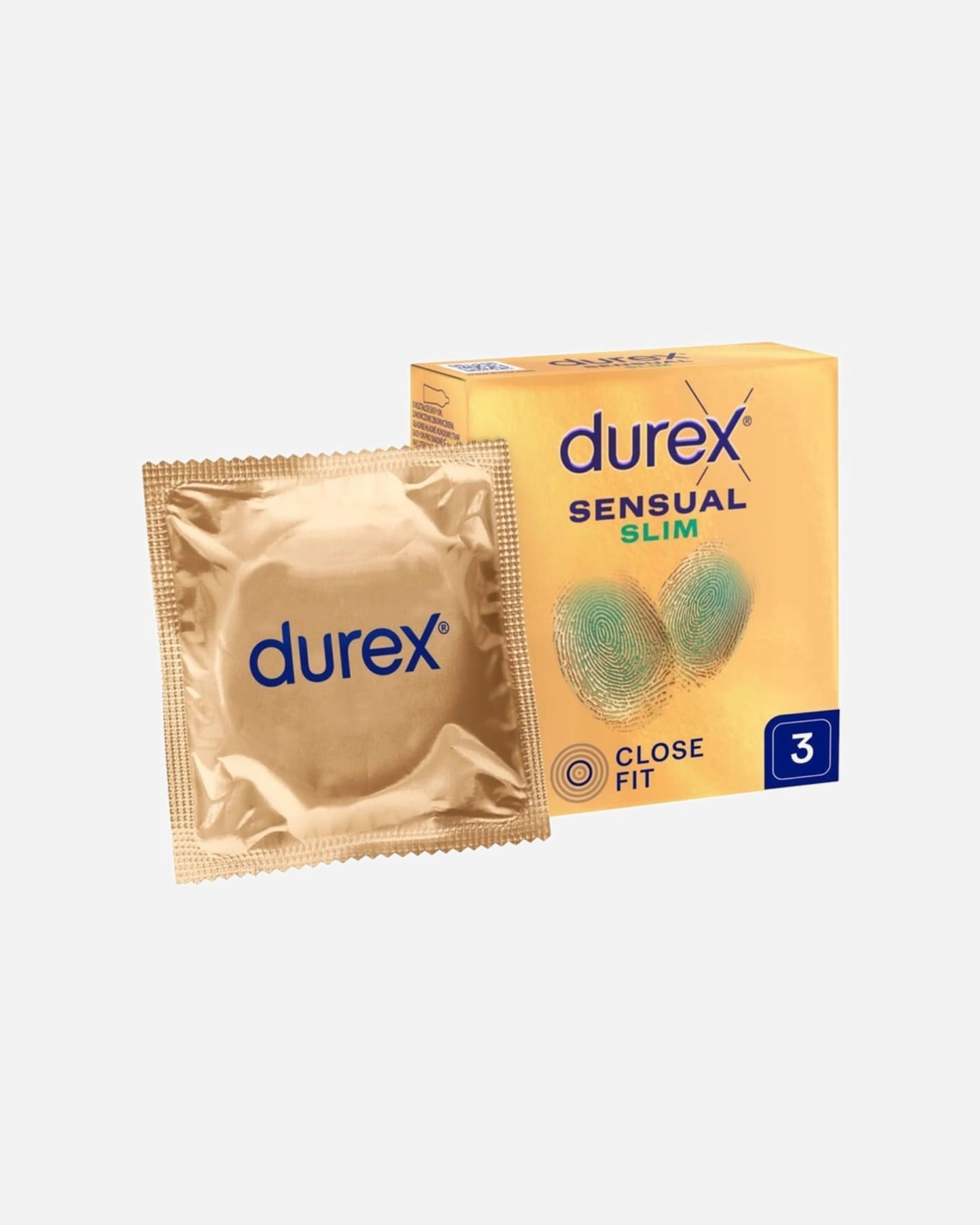 Prezerwatywa dla Mężczyzna Durex Sensual Slim 3 szt