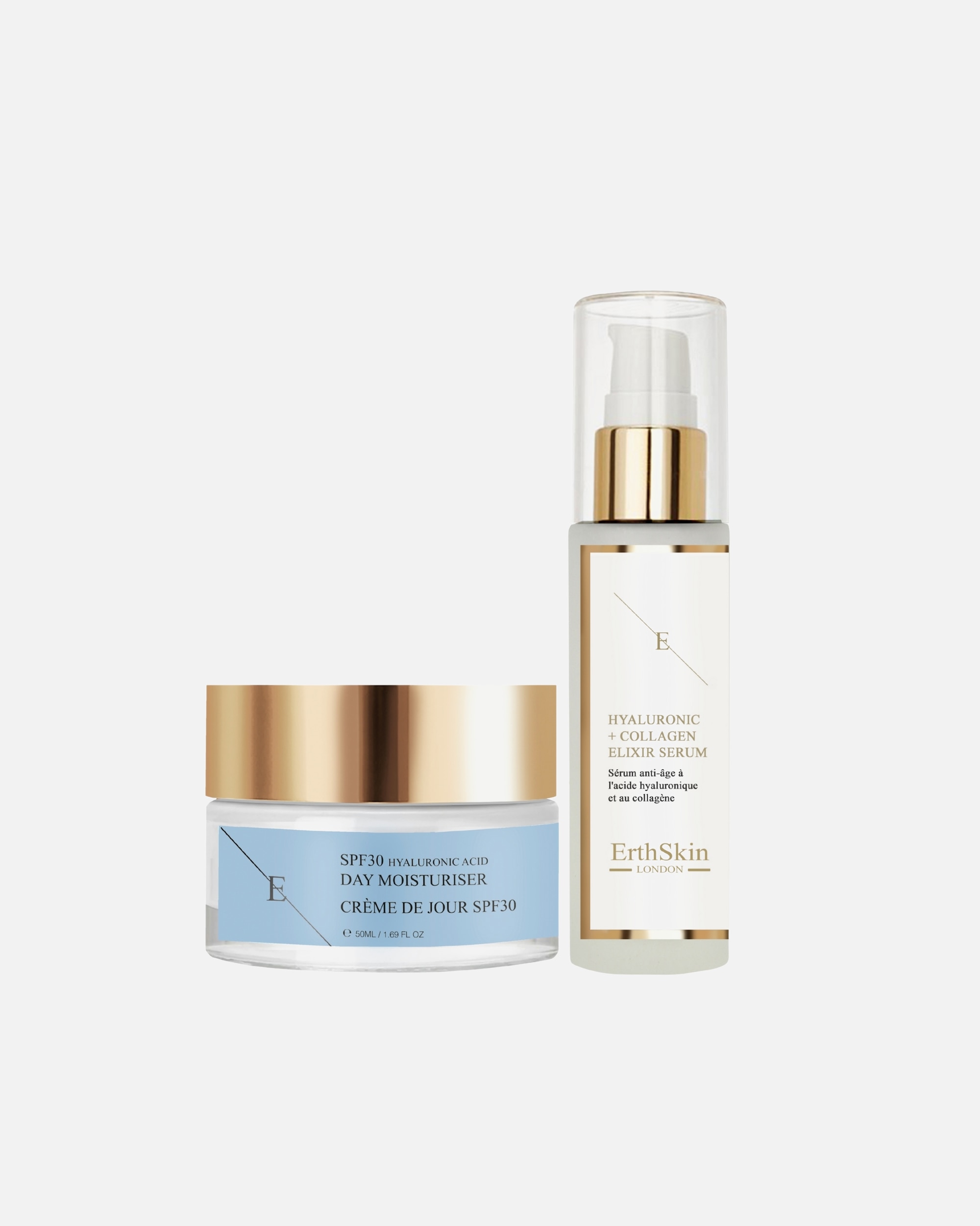 Zestaw do pielęgnacji twarzy dla Kobieta ErthSkin London Hydra Glow SPF30 Duo 1 sztukaka