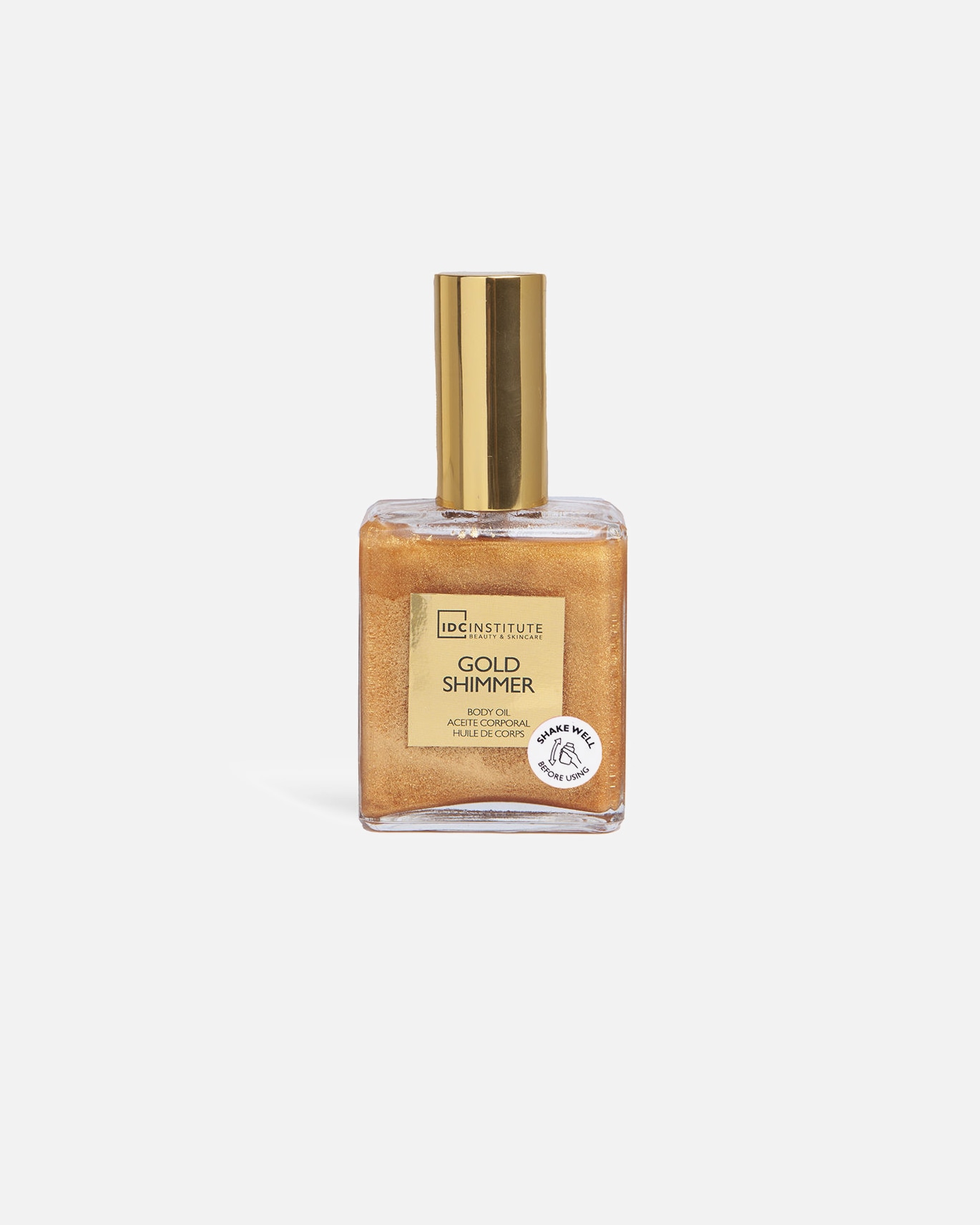 Olejek do ciała dla Unisex IDC Olejek do ciała GOLD SHIMMER 45 ml