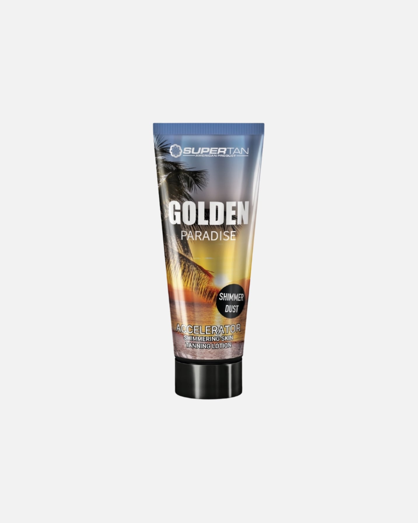 Balsam do opalania dla Unisex Supertan Default Brand Line Przyspieszacz opalania z olejkiem monoi i drobinkami złota 200 ml