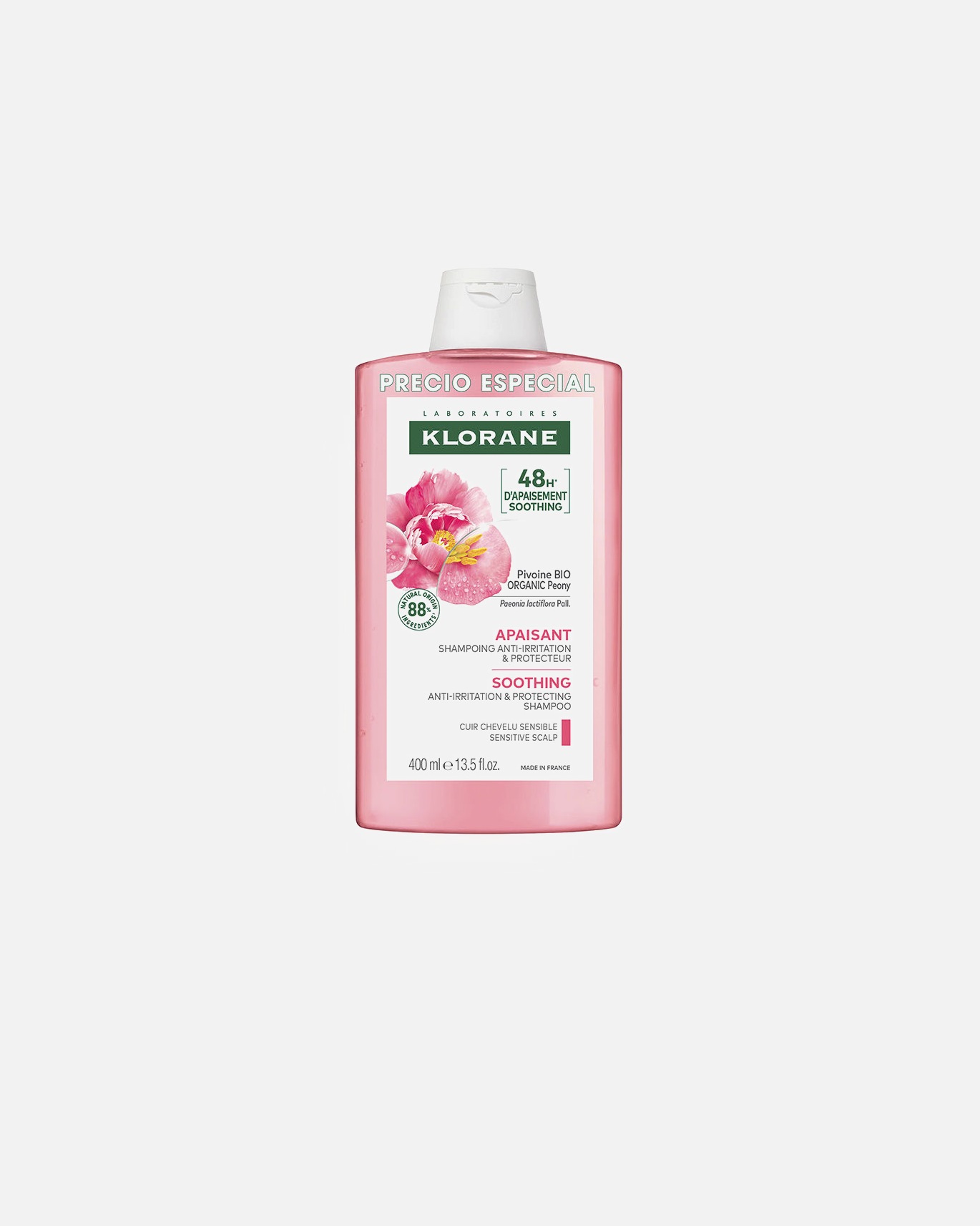 Szampon do włosów dla Unisex Klorane TO PEONY BIO szampon łagodzący 400 ml
