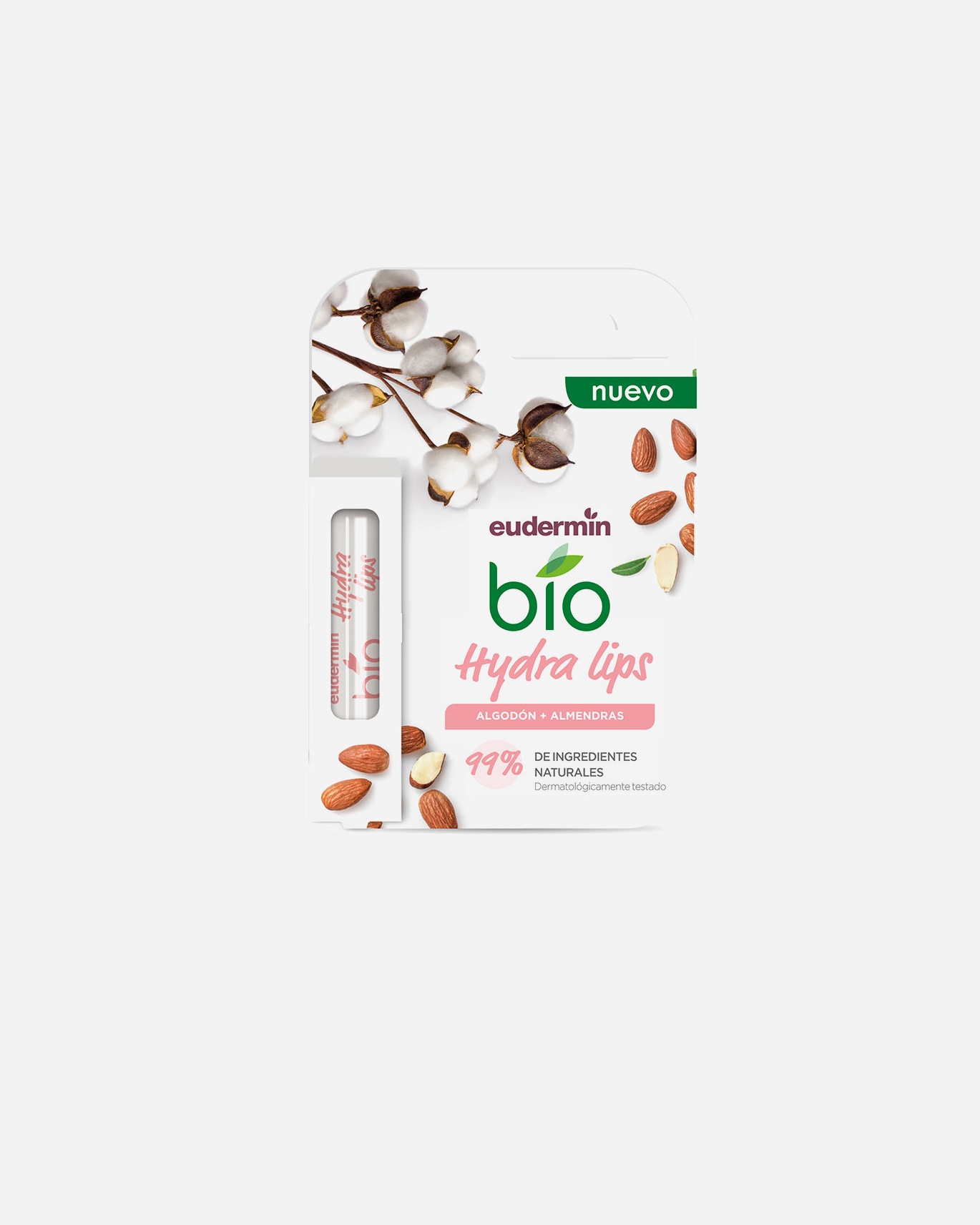 Balsam do ust dla Unisex Eudermin BIO NAWILŻAJĄCY BALSAM DO UST bawełna + migdały E 4,8 gr