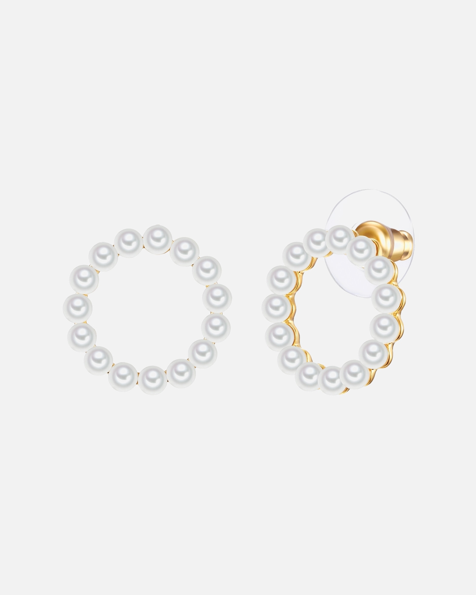 Kolczyki dla Kobieta Mosiadz Sztuczna perła 18,3 mm